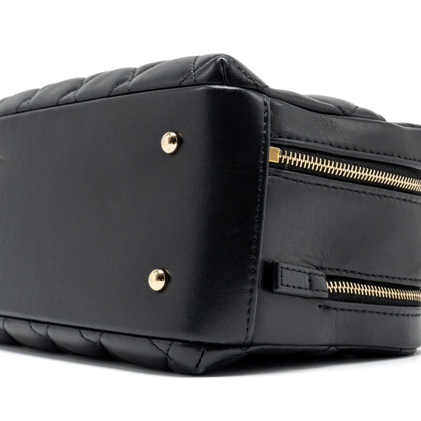 Chanel trendy cc top handle vanity bag lambskin black