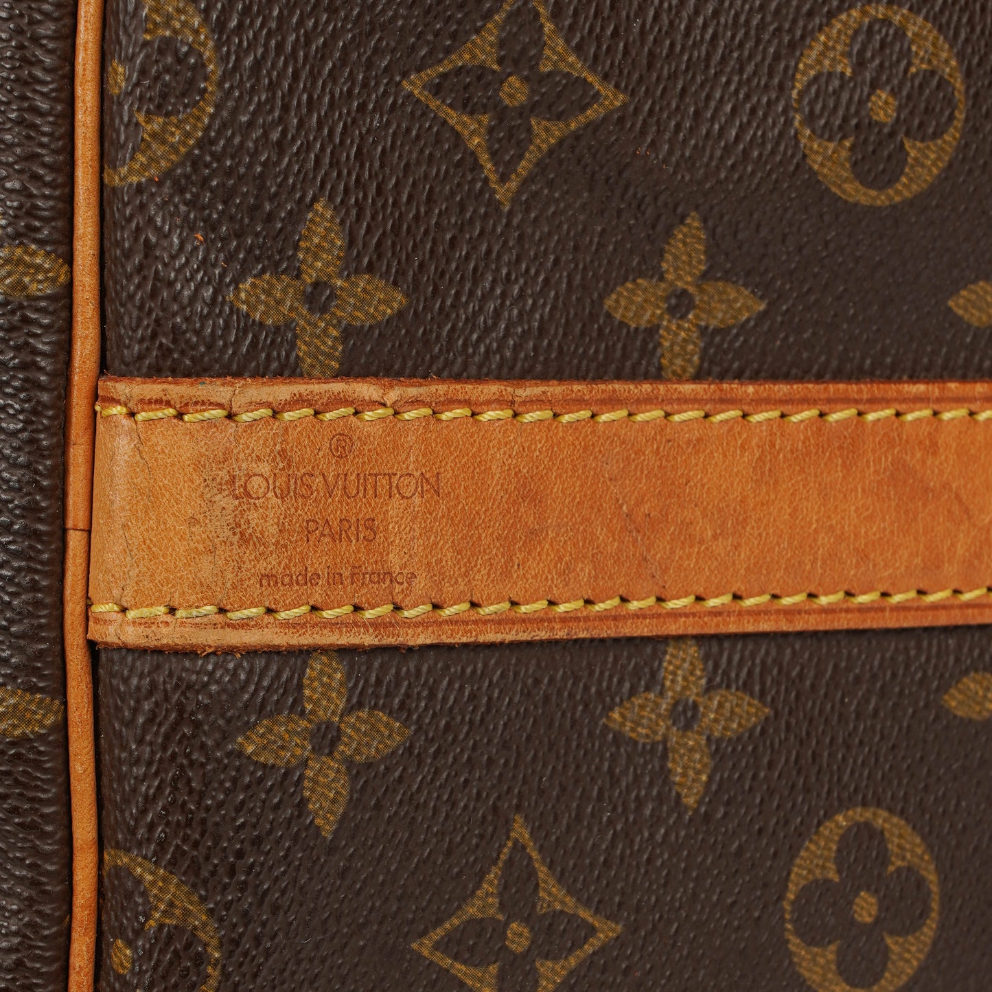 Louis Vuitton Keepall 60 Bandoulière Monogram Canvas Travel Bag