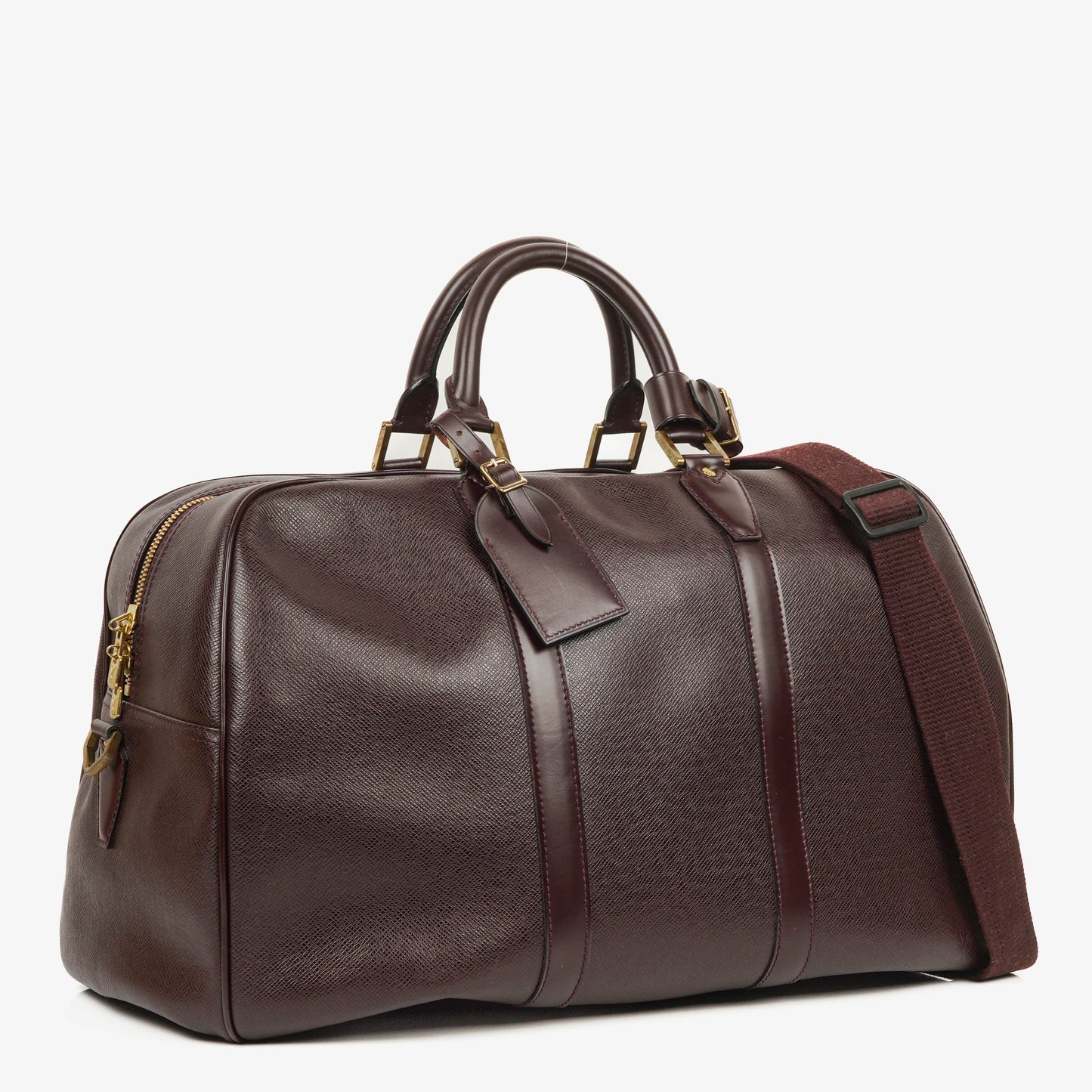 Louis Vuitton Kendall Burgundy Taiga Leather Bag