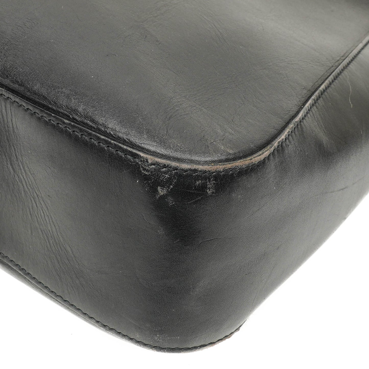 Gucci Web Leather Tote Bag Black