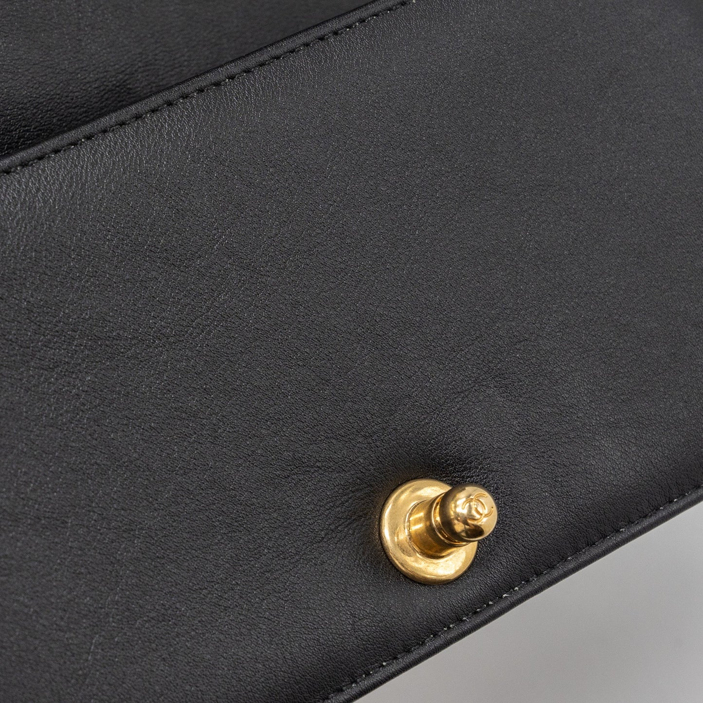 Chanel small boy bag Calfskin black