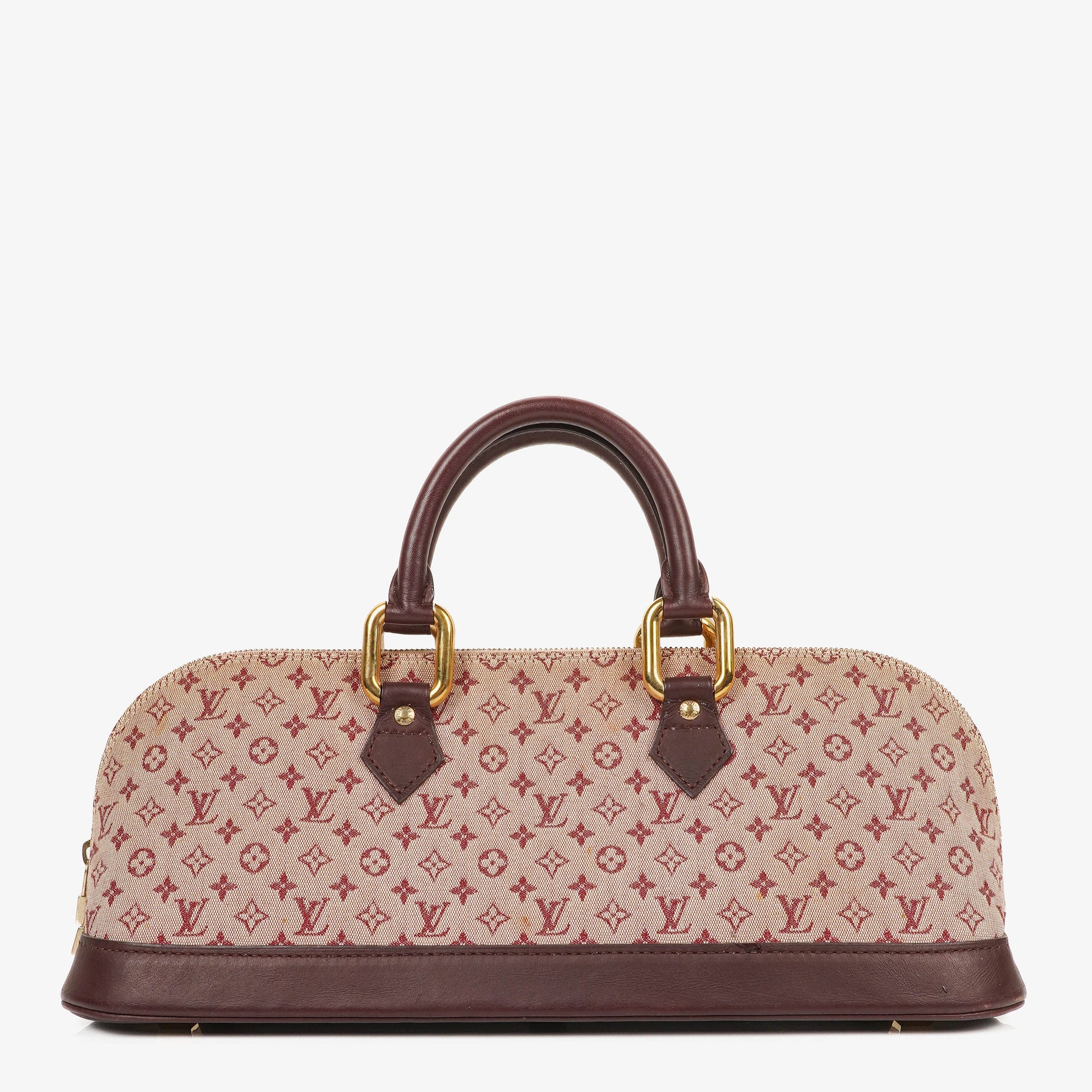 Louis Vuitton Mini Alma Long Cherry Monogram Handbag