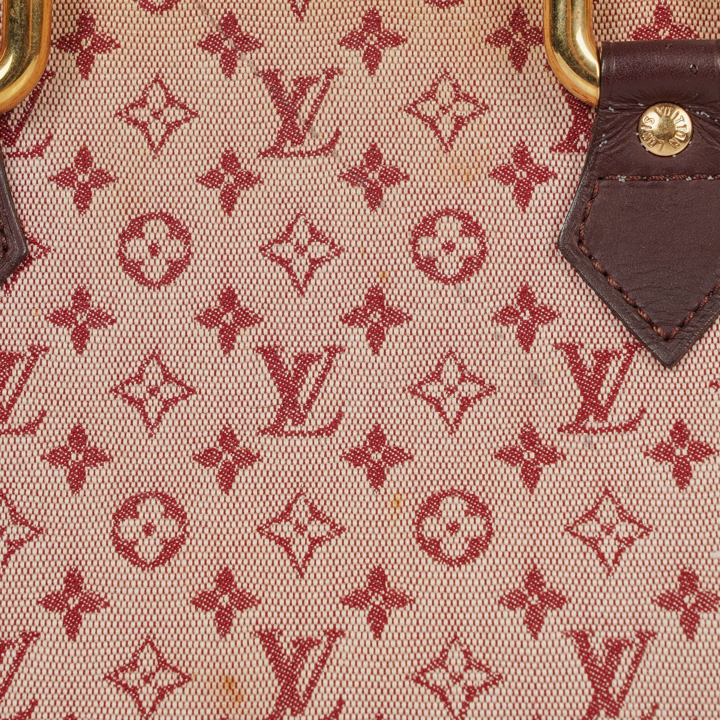Louis Vuitton Mini Alma Long Cherry Monogram Handbag