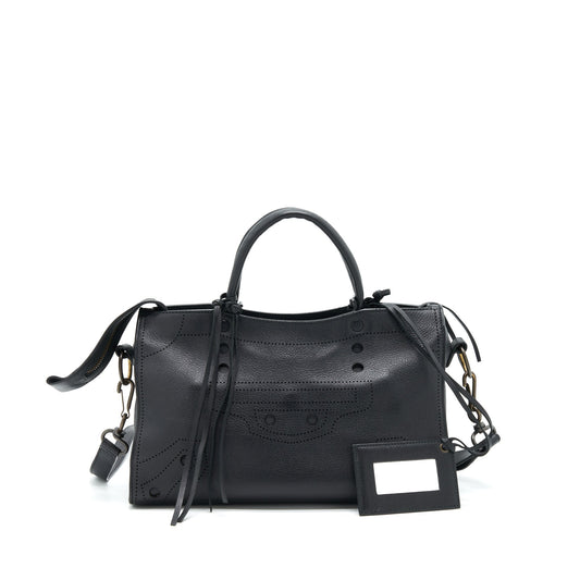 Balenciaga Stud Free blackout City Purse