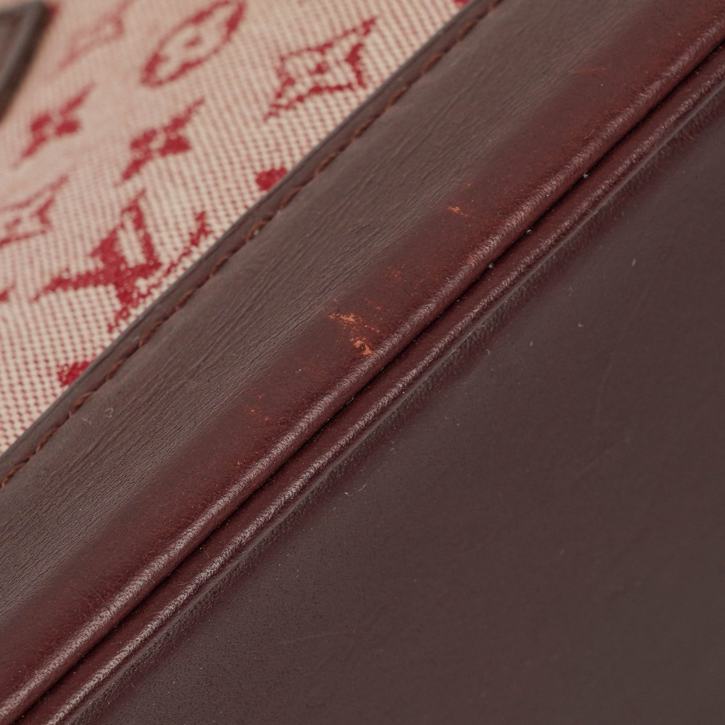 Louis Vuitton Mini Alma Long Cherry Monogram Handbag