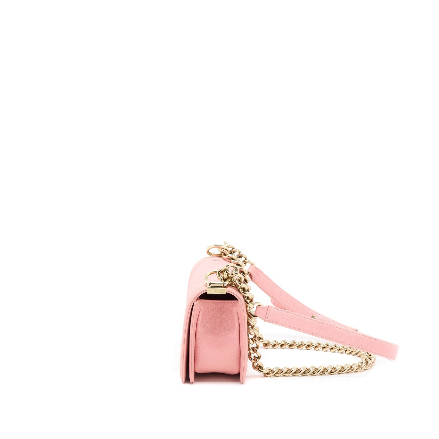 Chanel Small Boy Bag Caviar Pink L