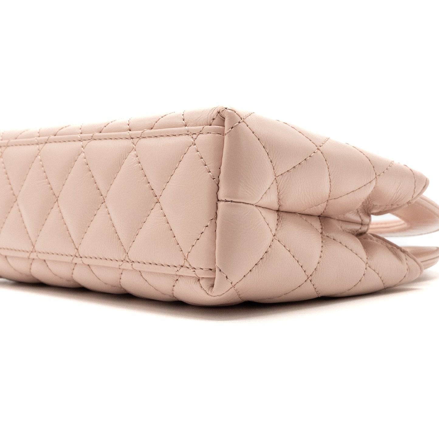 Chanel 23k Mini Shopping Bag Calfskin Light Pink  Brushed (Microchip)