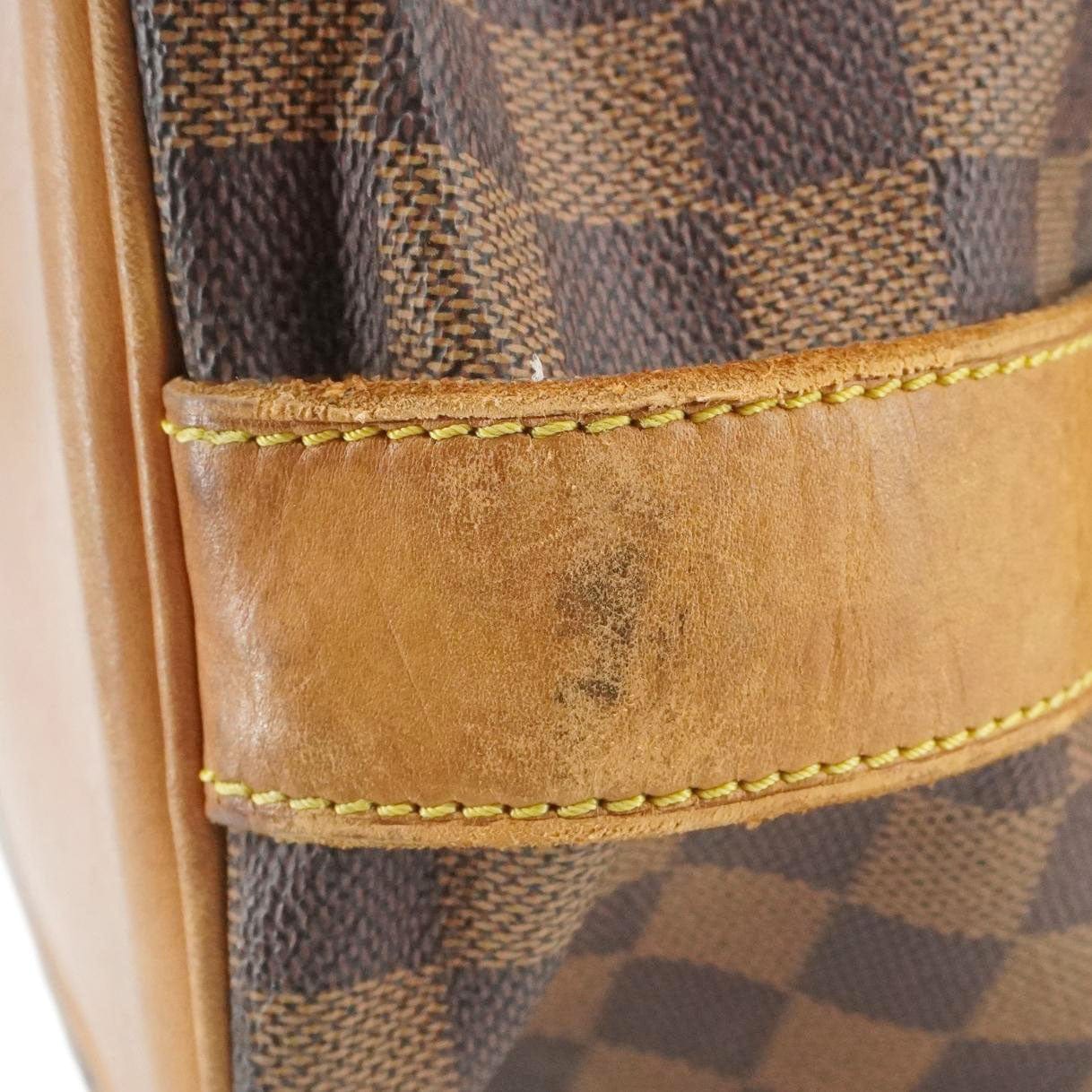 LOUIS VUITTON Chelsea Damier Ebene Shoulder Bag Brown
