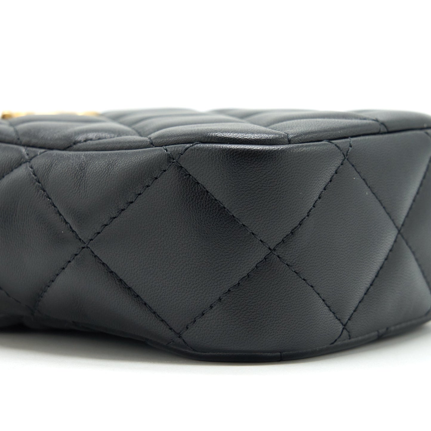 Chanel 22C My Perfect Mini Camera Case Lambskin Black