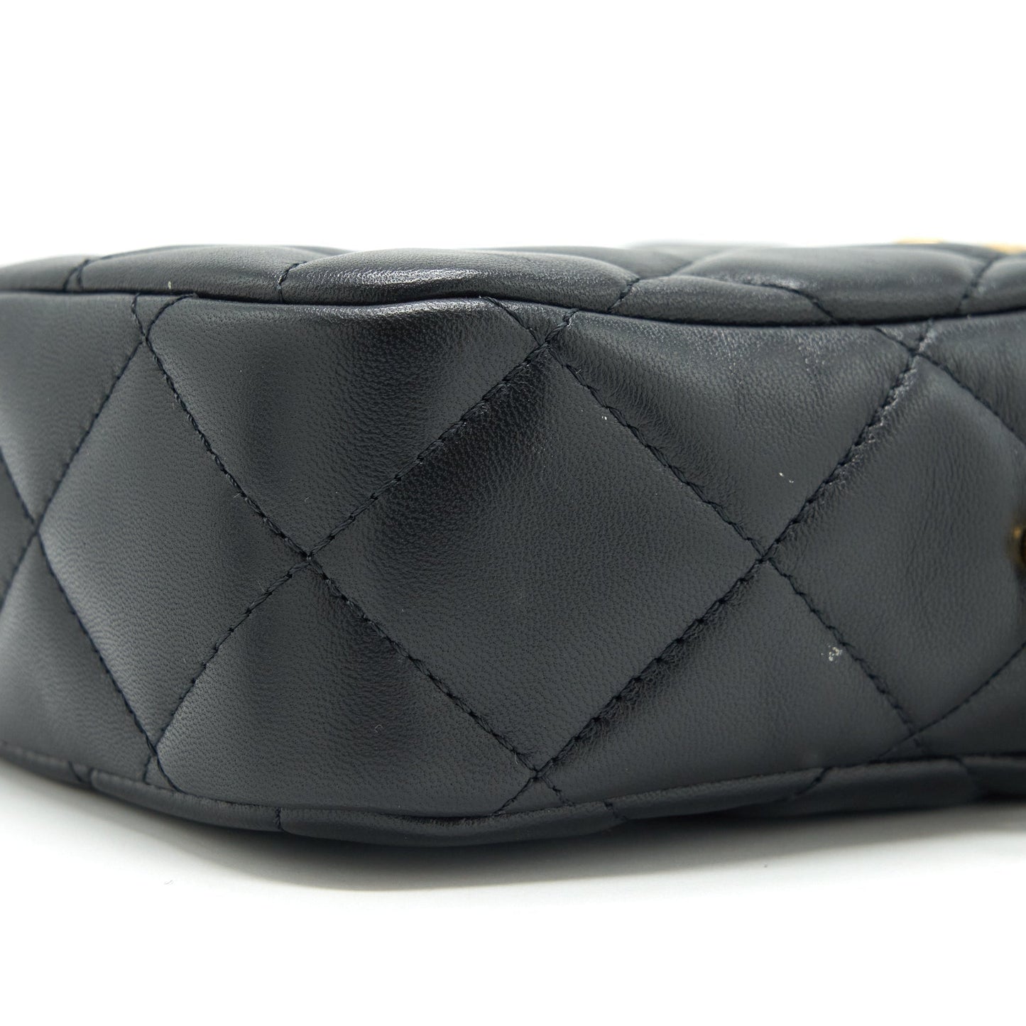Chanel 22C My Perfect Mini Camera Case Lambskin Black