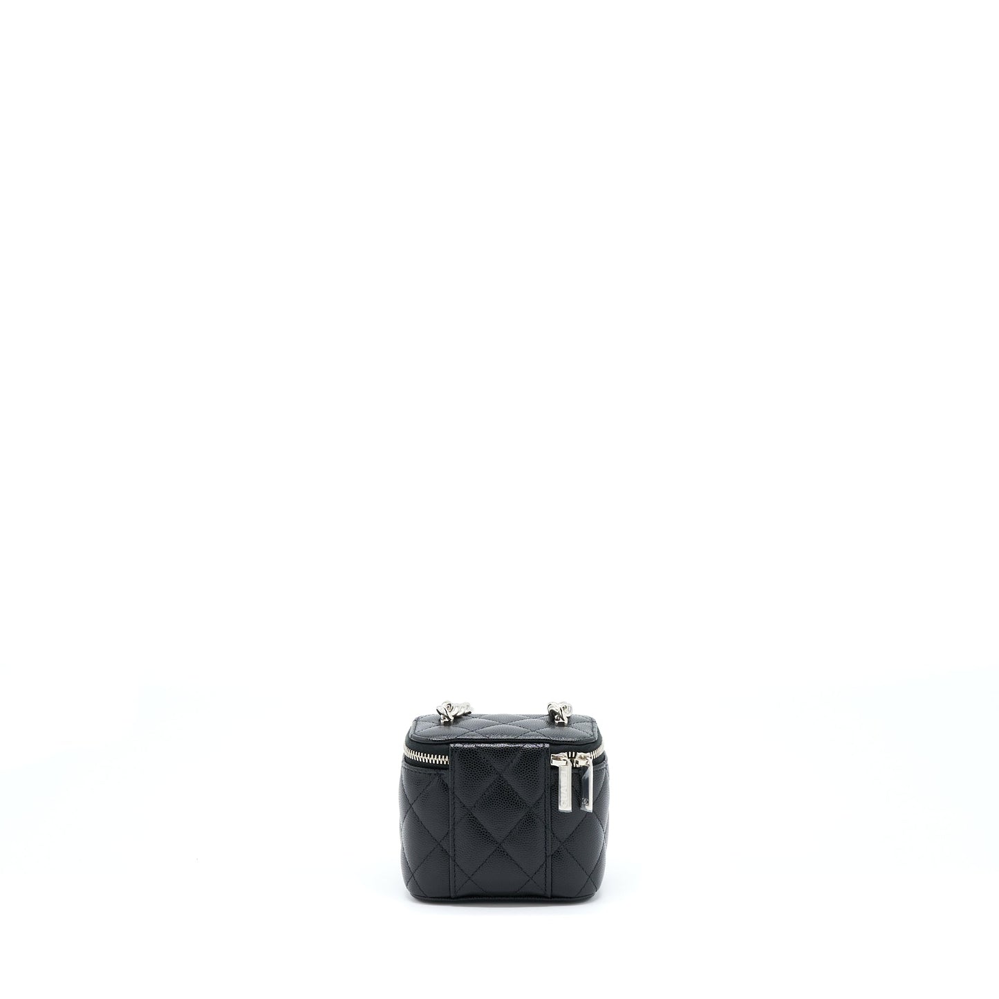 Chanel Mini Vanity With Giant Chain Caviar Black