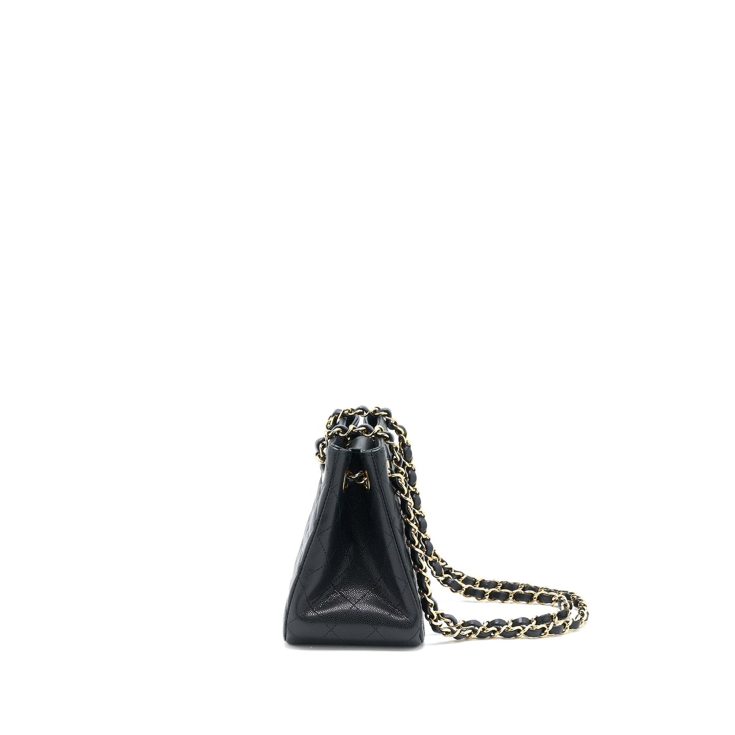 Chanel Mini Bucket Tote Bag Caviar Black L (Microchip)