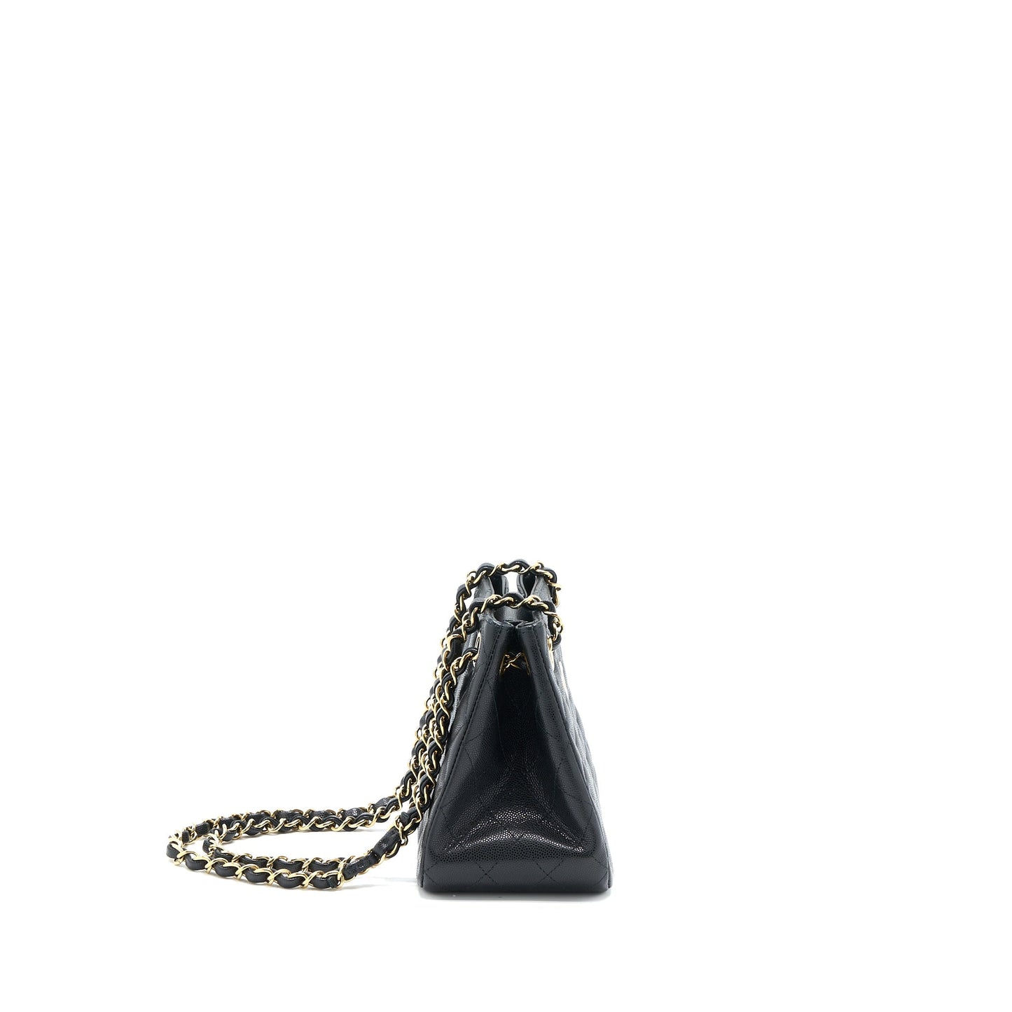 Chanel Mini Bucket Tote Bag Caviar Black L (Microchip)