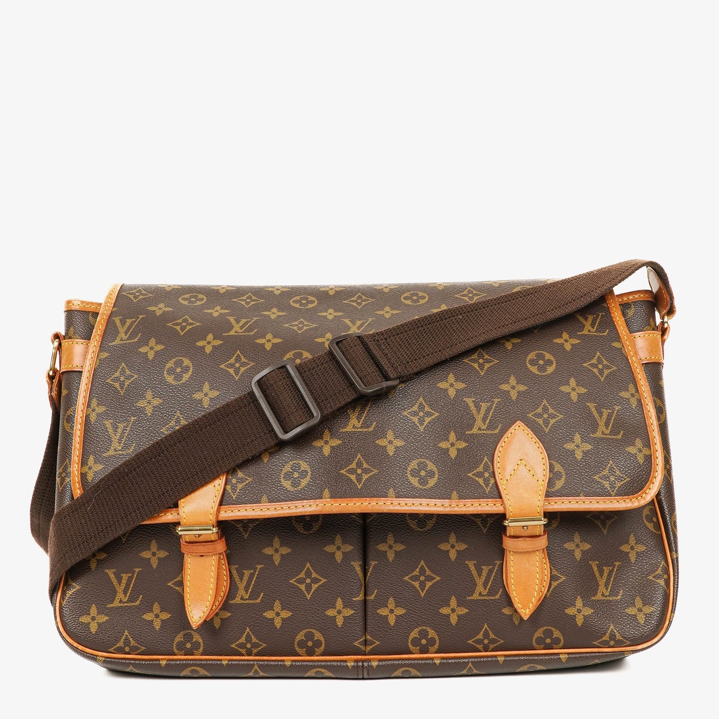 Louis Vuitton Sac Gibeciere GM Monogram Canvas Shoulder Bag