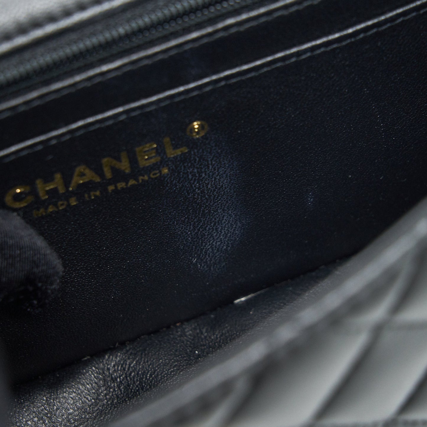 Chanel Top handle rectangular flap bag lambskin