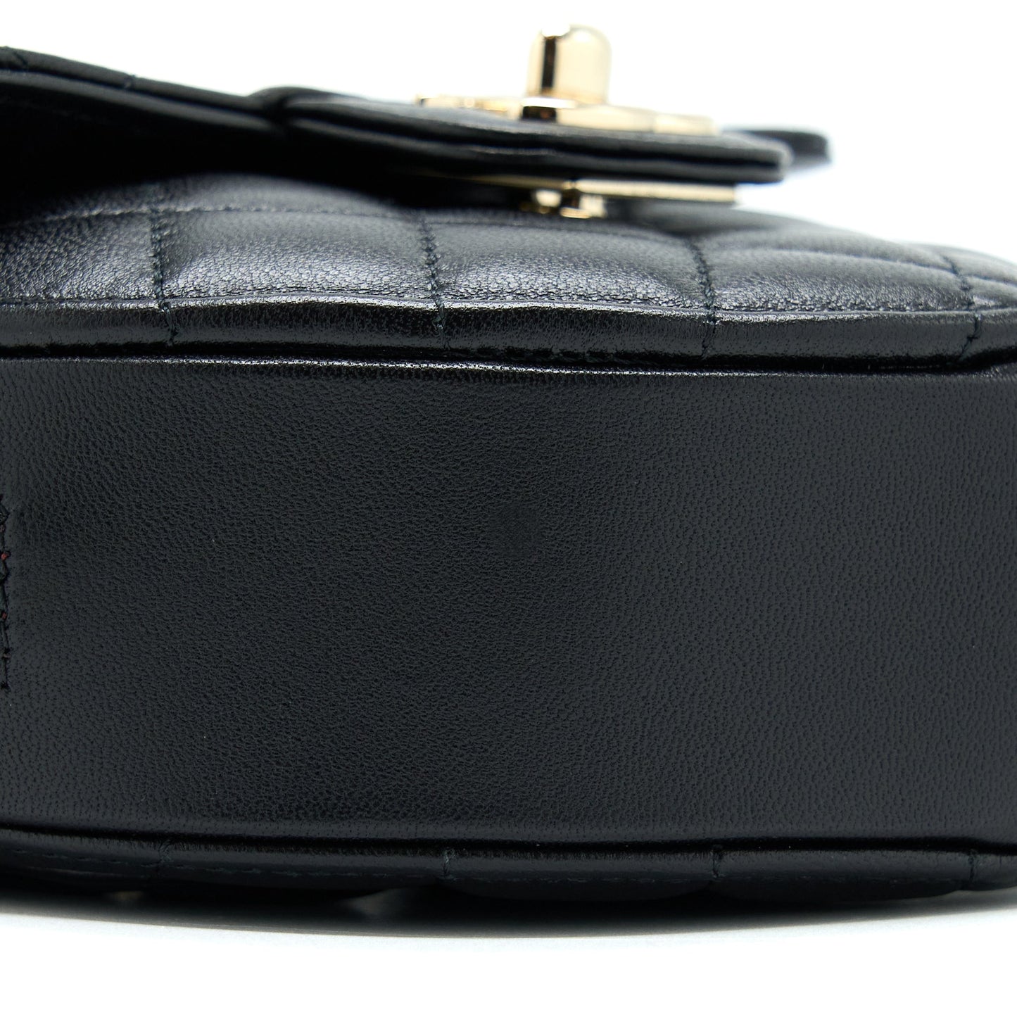 Chanel 22S Small Heart Bag Lambskin Black L
