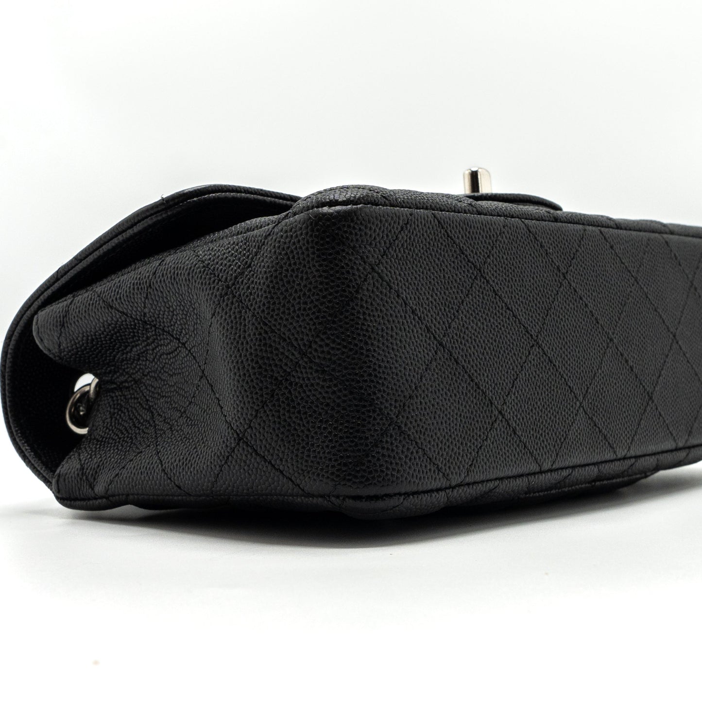 Chanel Classic Mini Rectangular Flap Bag Caviar Black