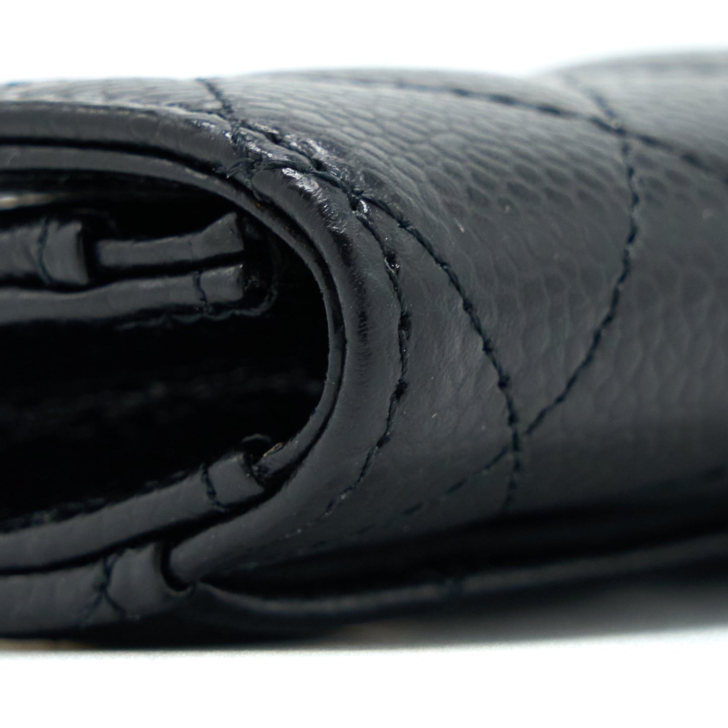 Chanel Classic Flap Cardholder Caviar Black (Microchip)