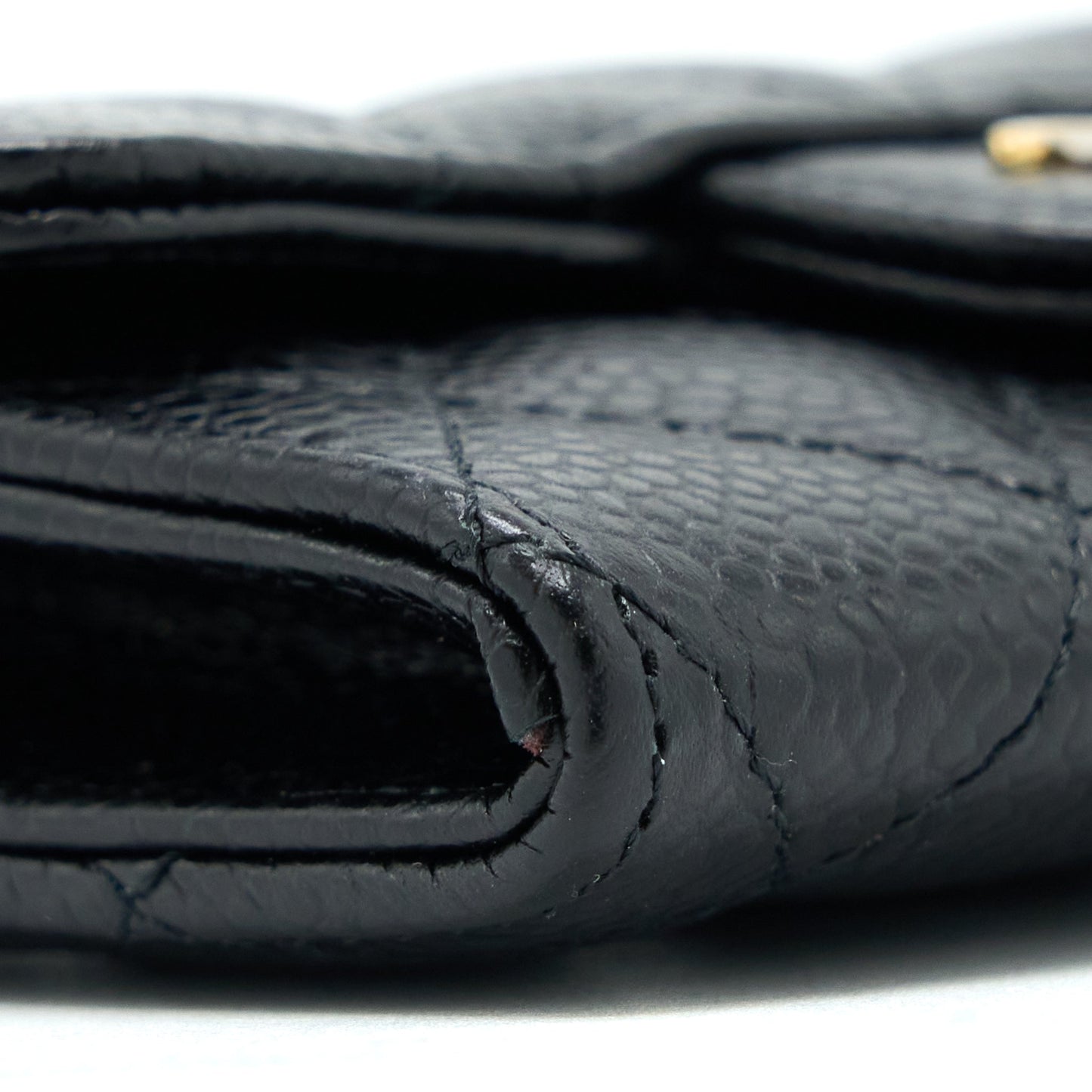 Chanel Classic Flap Cardholder Caviar Black (Microchip)
