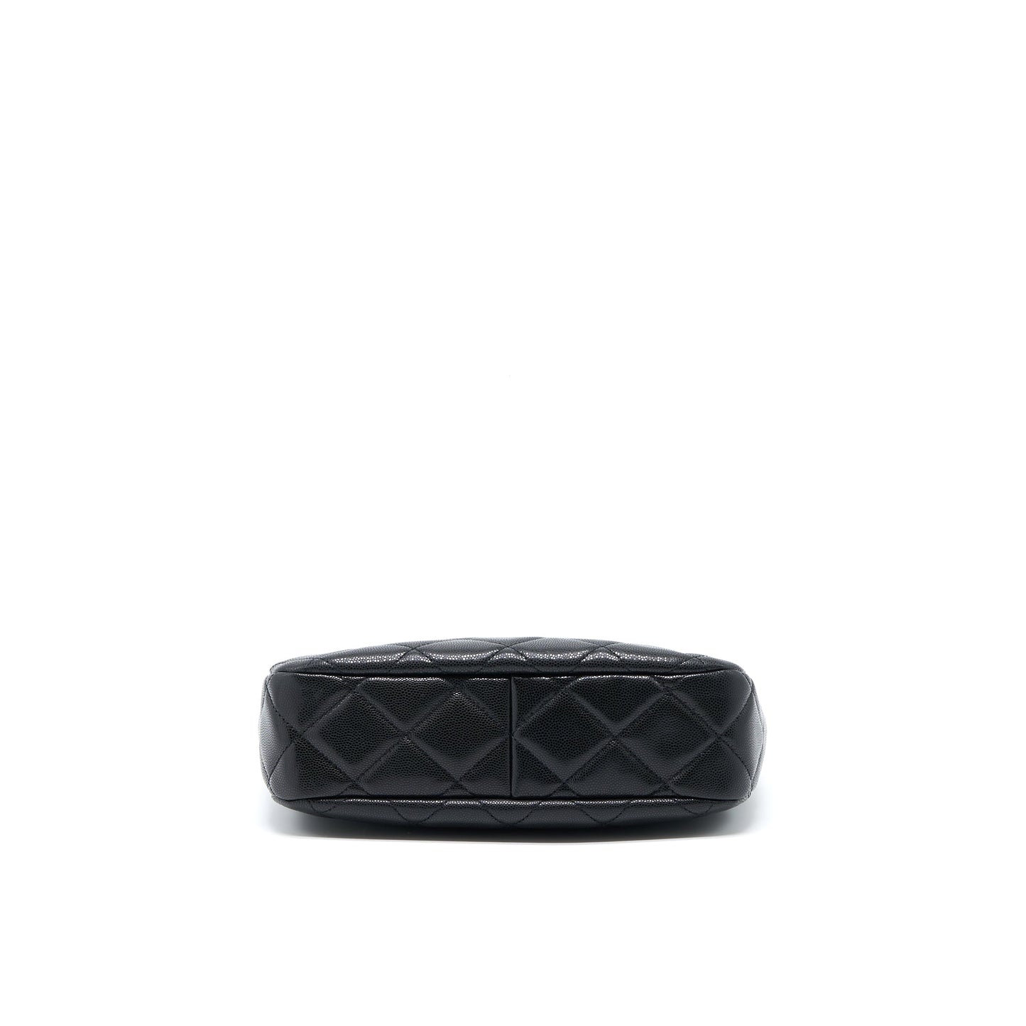 Chanel 22A Twist Your Buttons Hobo Shoulder Bag Caviar Black  (Microchip)