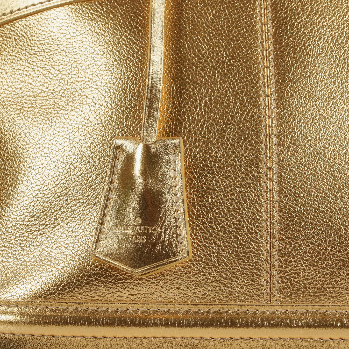 Louis Vuitton Lockit Suhali Gold Leather Bag