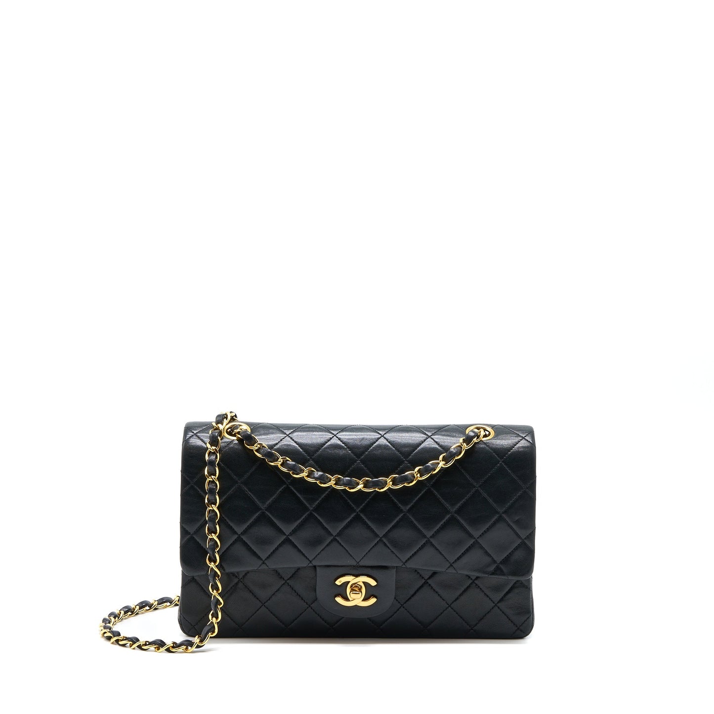 Chanel  Flap Bag Lambskin Black