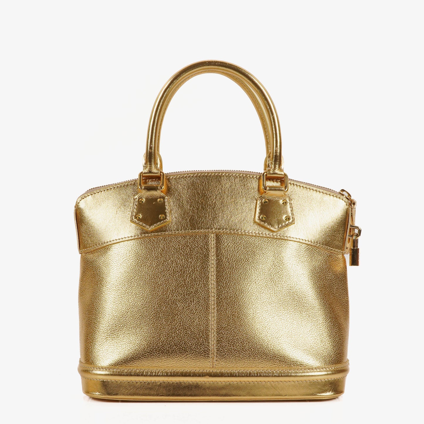 Louis Vuitton Lockit Suhali Gold Leather Bag