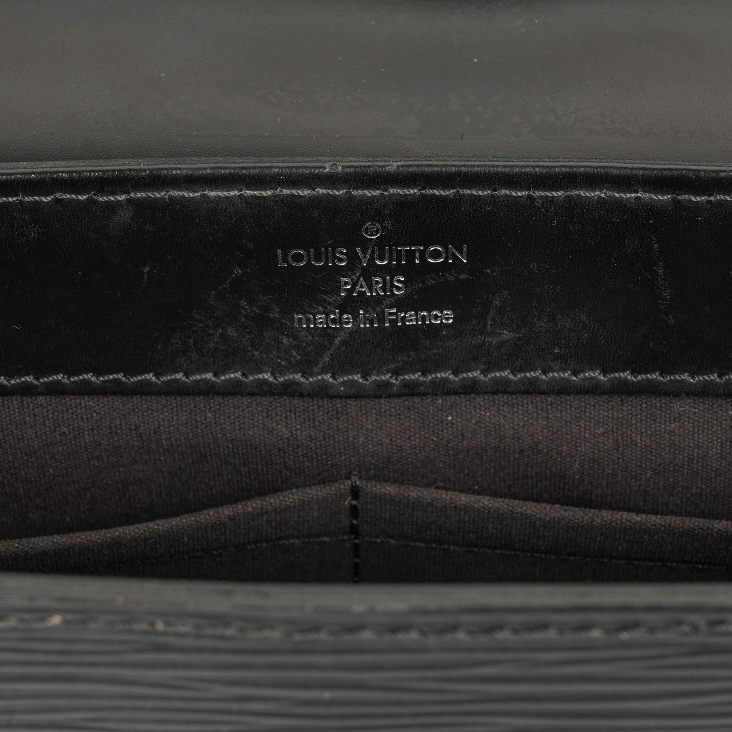 Louis Vuitton Bagatelle PM Black Epi Leather Bag