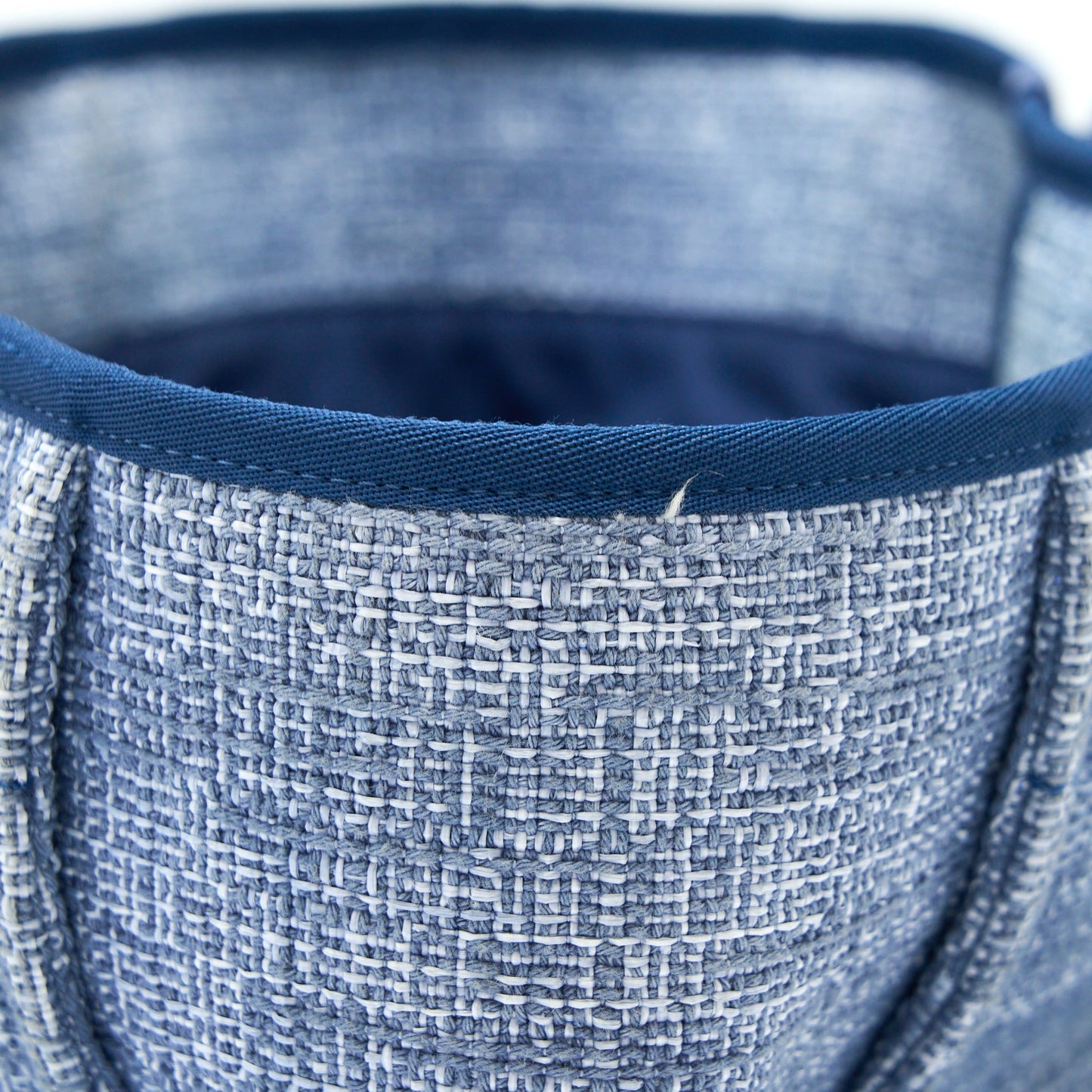 Chanel Deauville Tote Tweed Light Blue