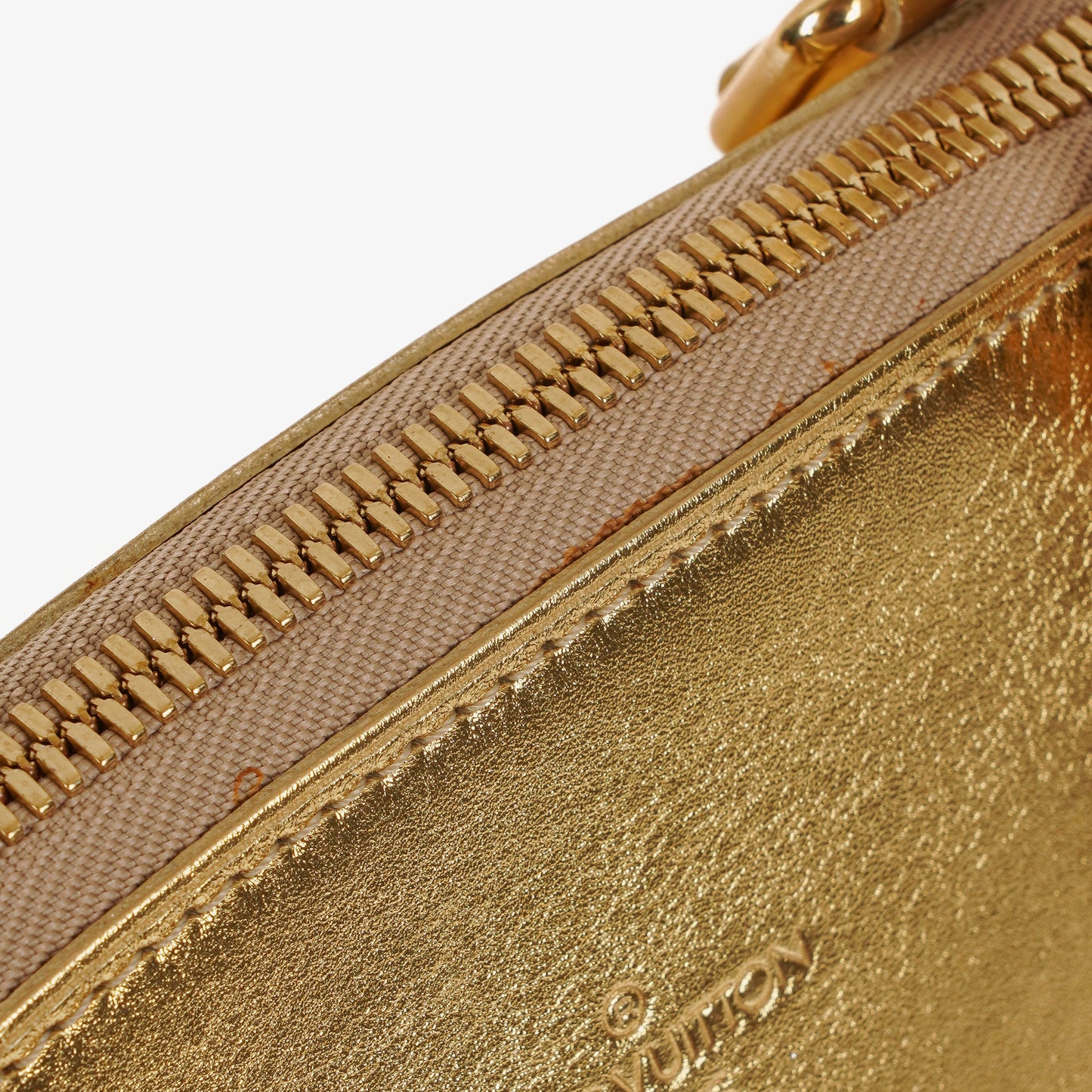Louis Vuitton Lockit Suhali Gold Leather Bag
