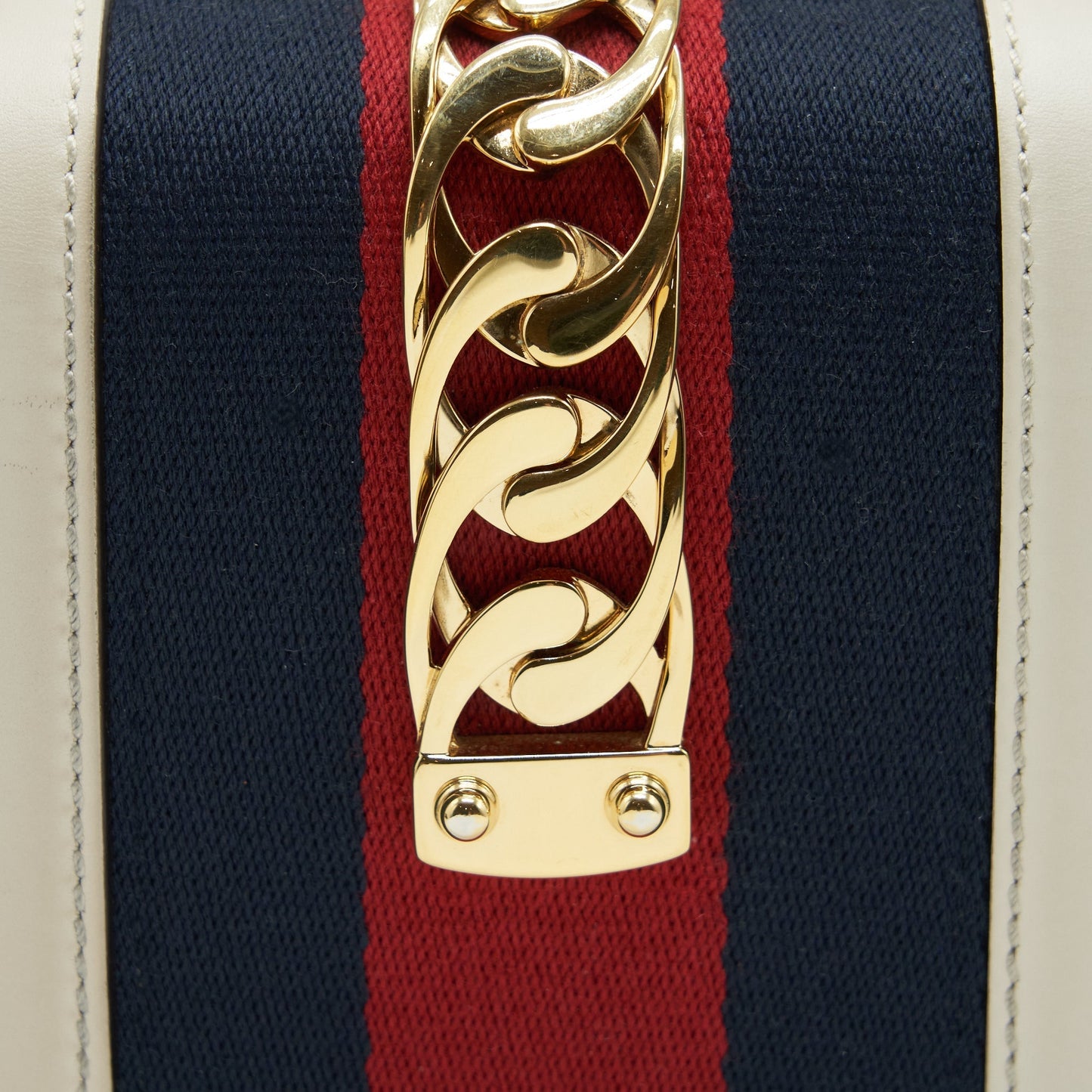 Gucci Mini Top Handle Sylvie Bag White