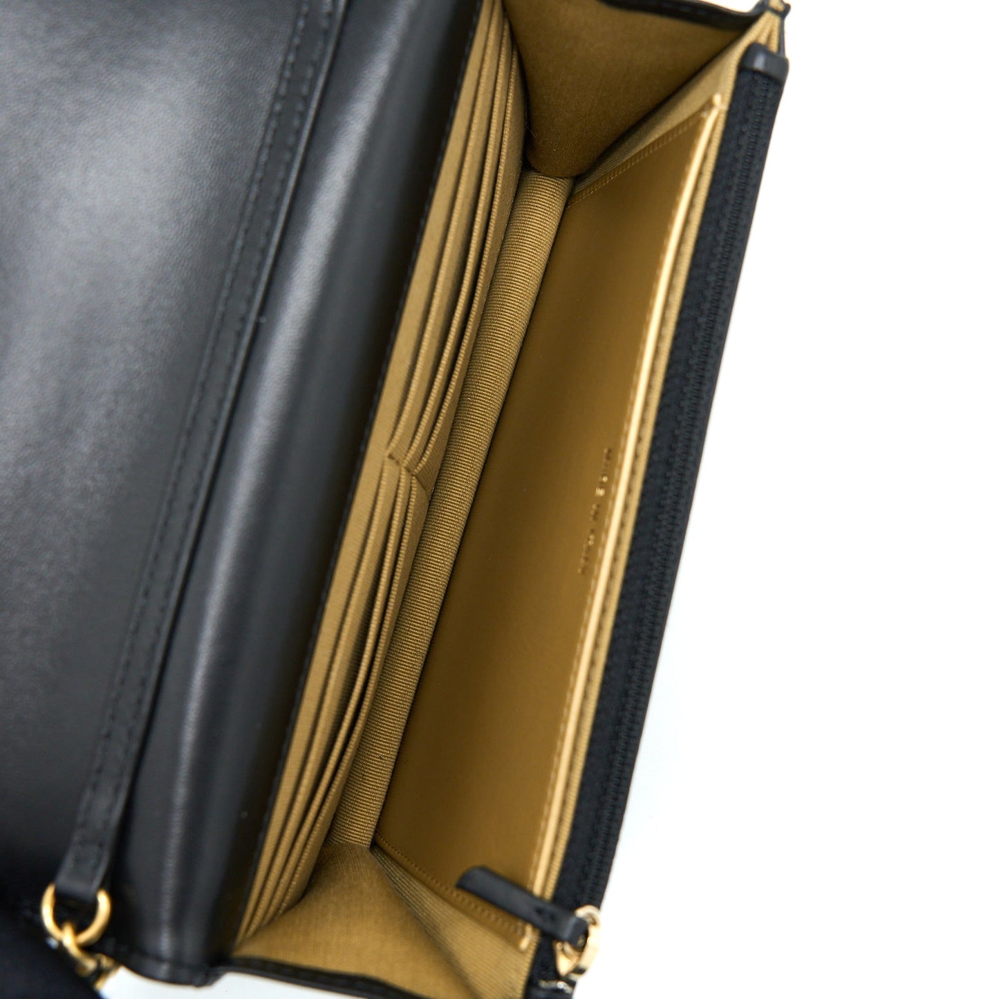 Chanel 22B Pearl Crush Wallet On Chain Lambskin Black  (Microchip)