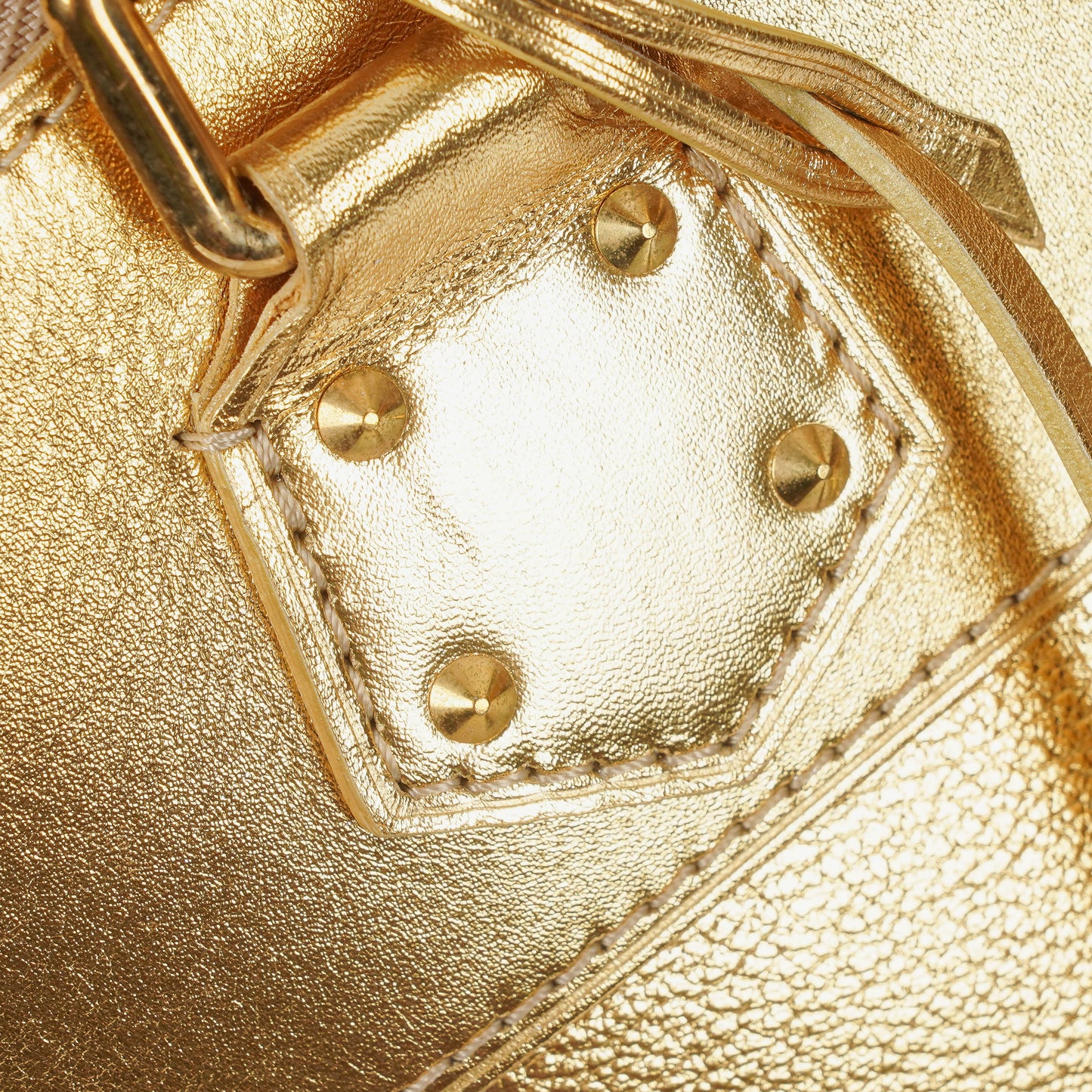 Louis Vuitton Lockit Suhali Gold Leather Bag