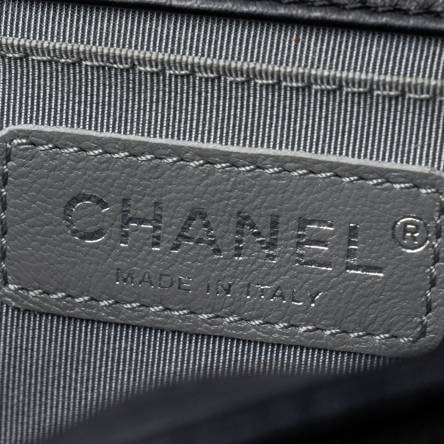 Chanel medium boy bag calfskin black multicolour hardware