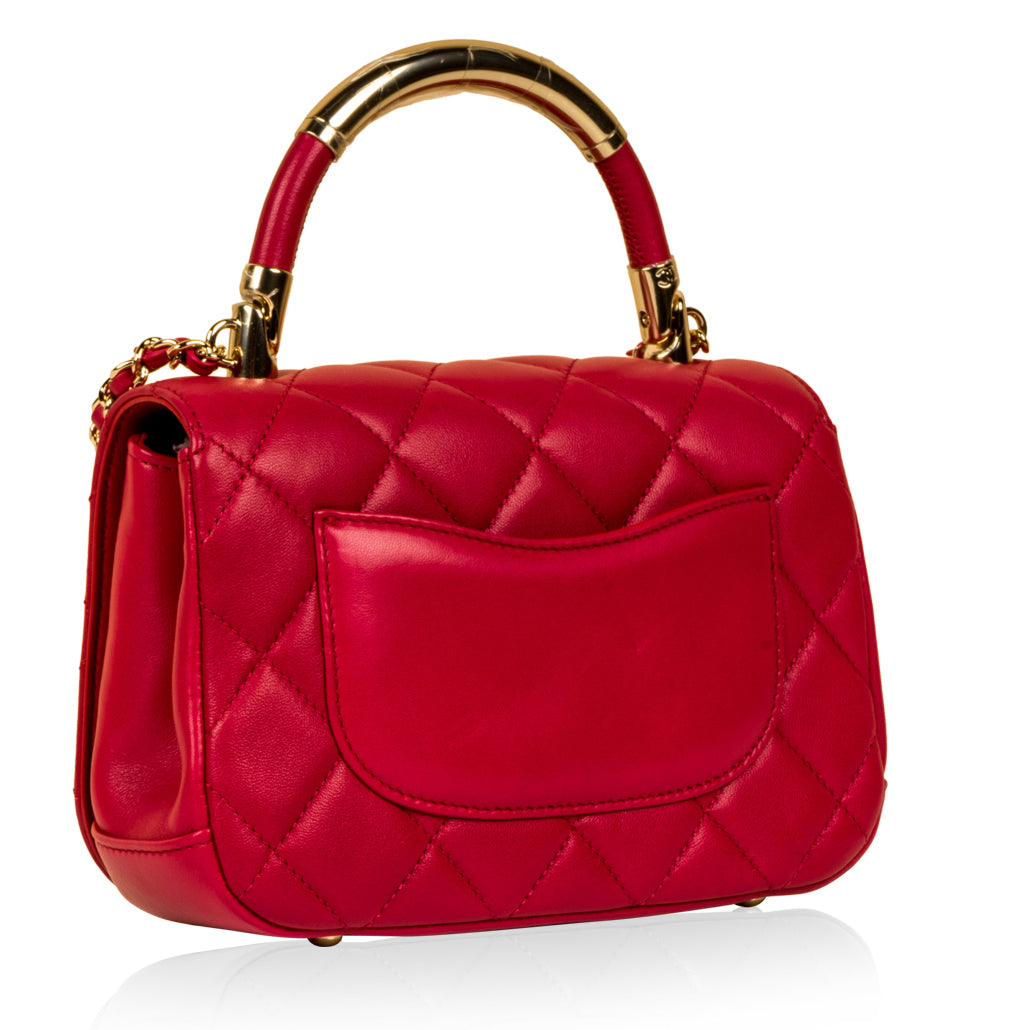 Chanel Chic Carry Top Handle Small - Fuschia
