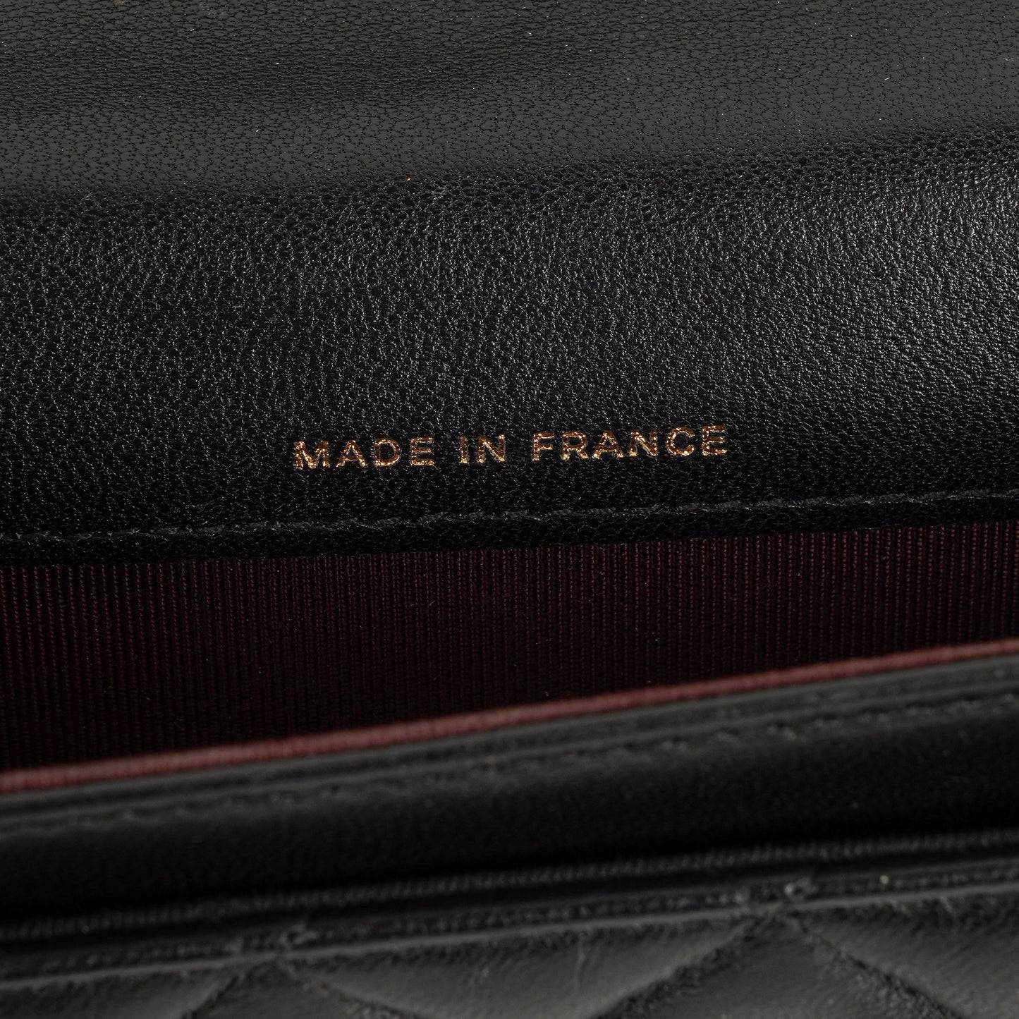 Chanel Classic Black Quilted Leather Small Flap Wallet