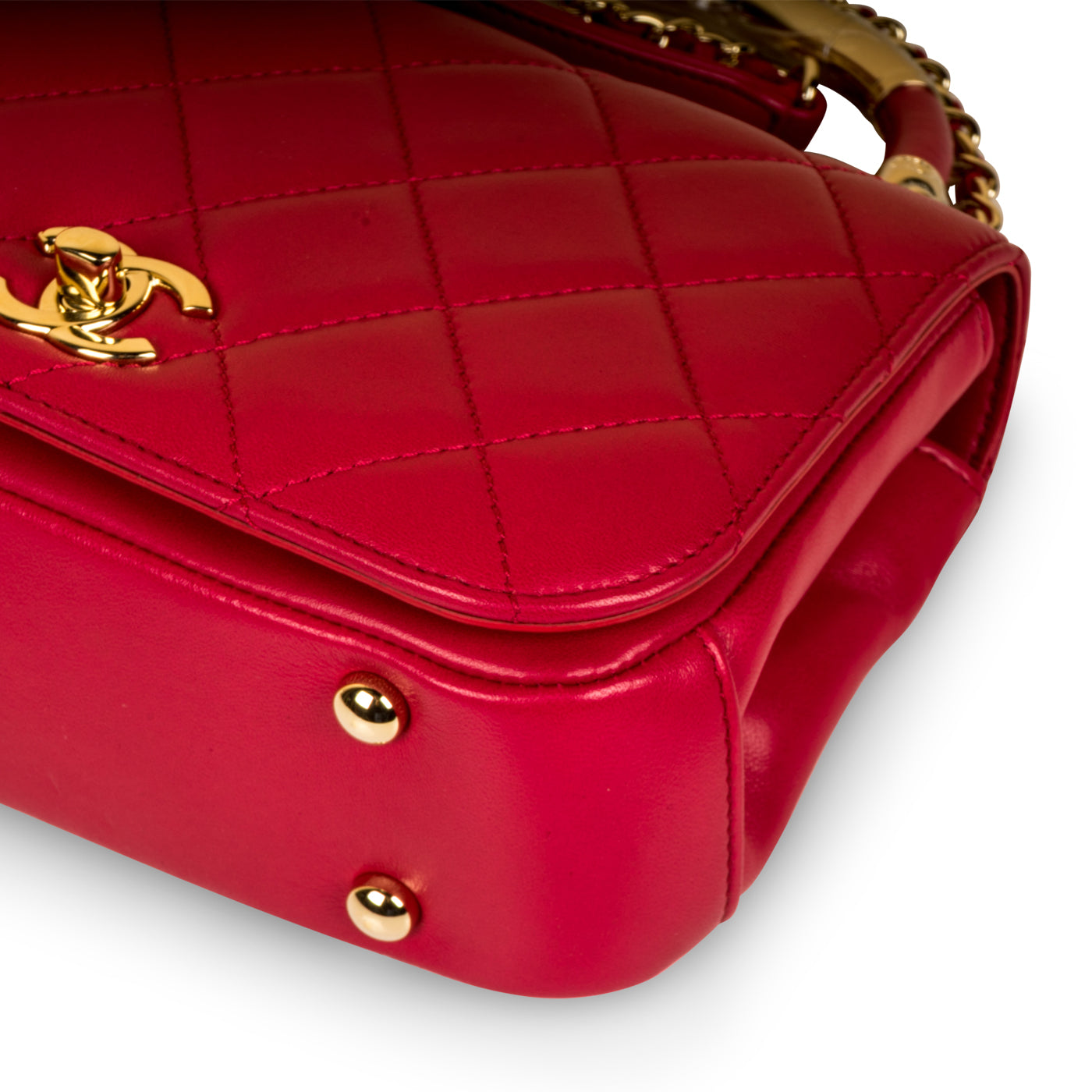 Chanel Chic Carry Top Handle Small - Fuschia