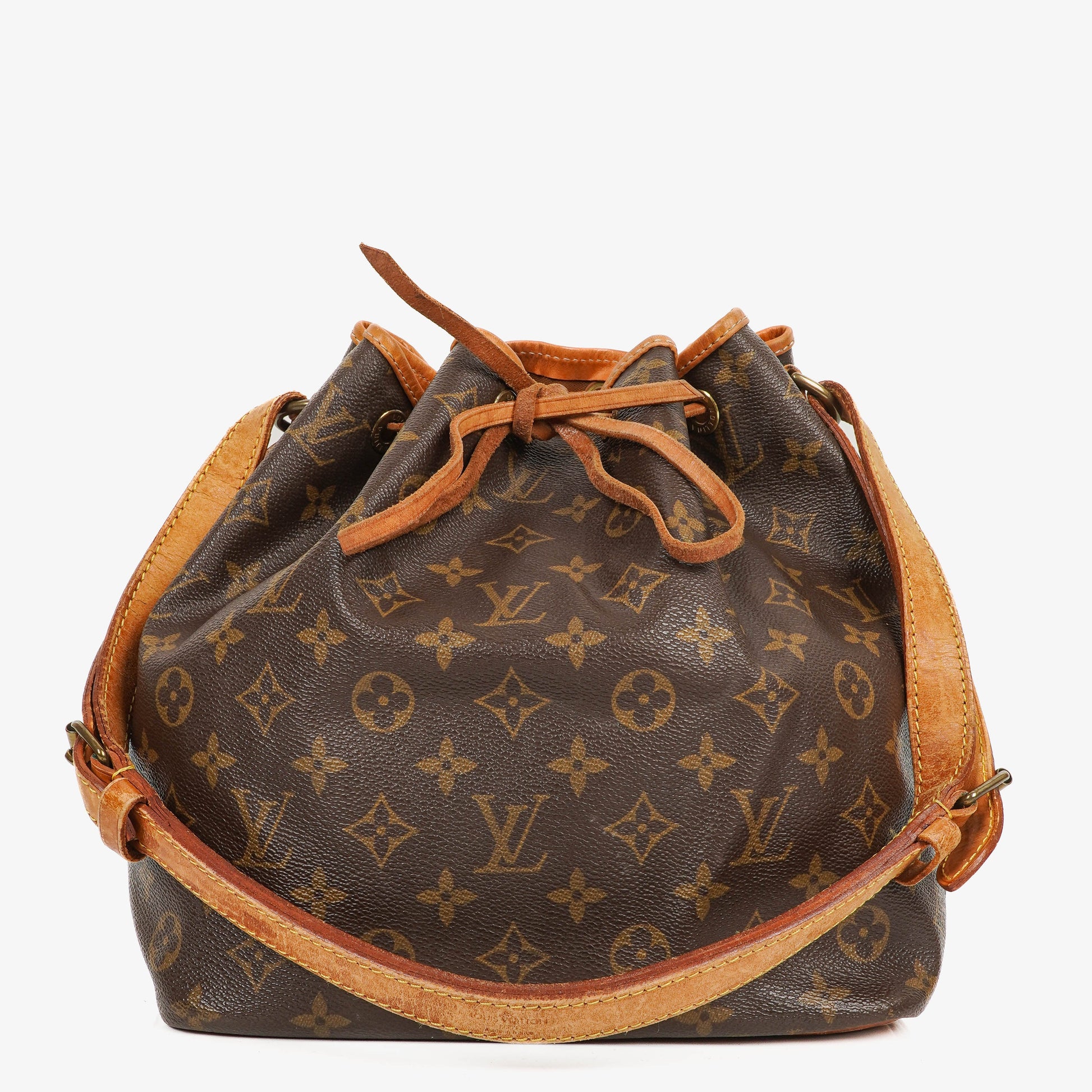 Louis Vuitton Petit Noe Monogram Canvas Shoulder Bag