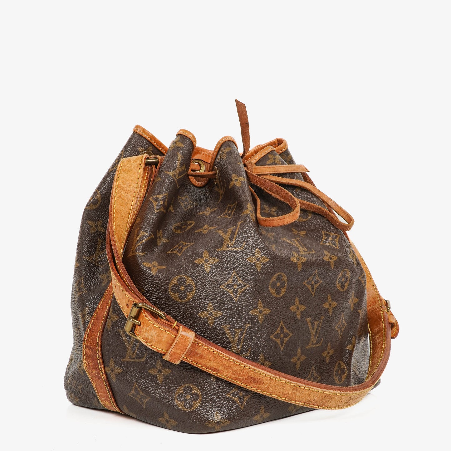 Louis Vuitton Petit Noe Monogram Canvas Shoulder Bag