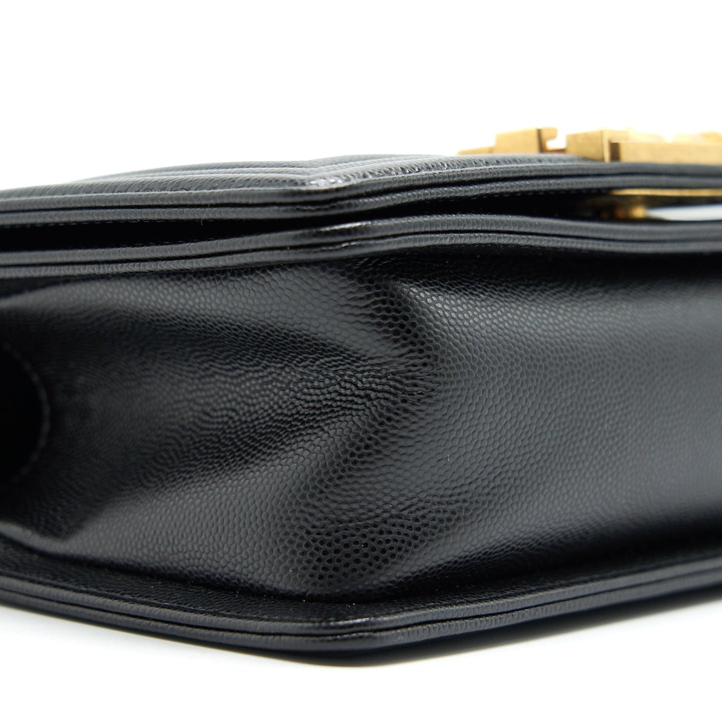 Chanel Small Boy Bag Caviar Black brushed  Year 2021 (microchip serial?