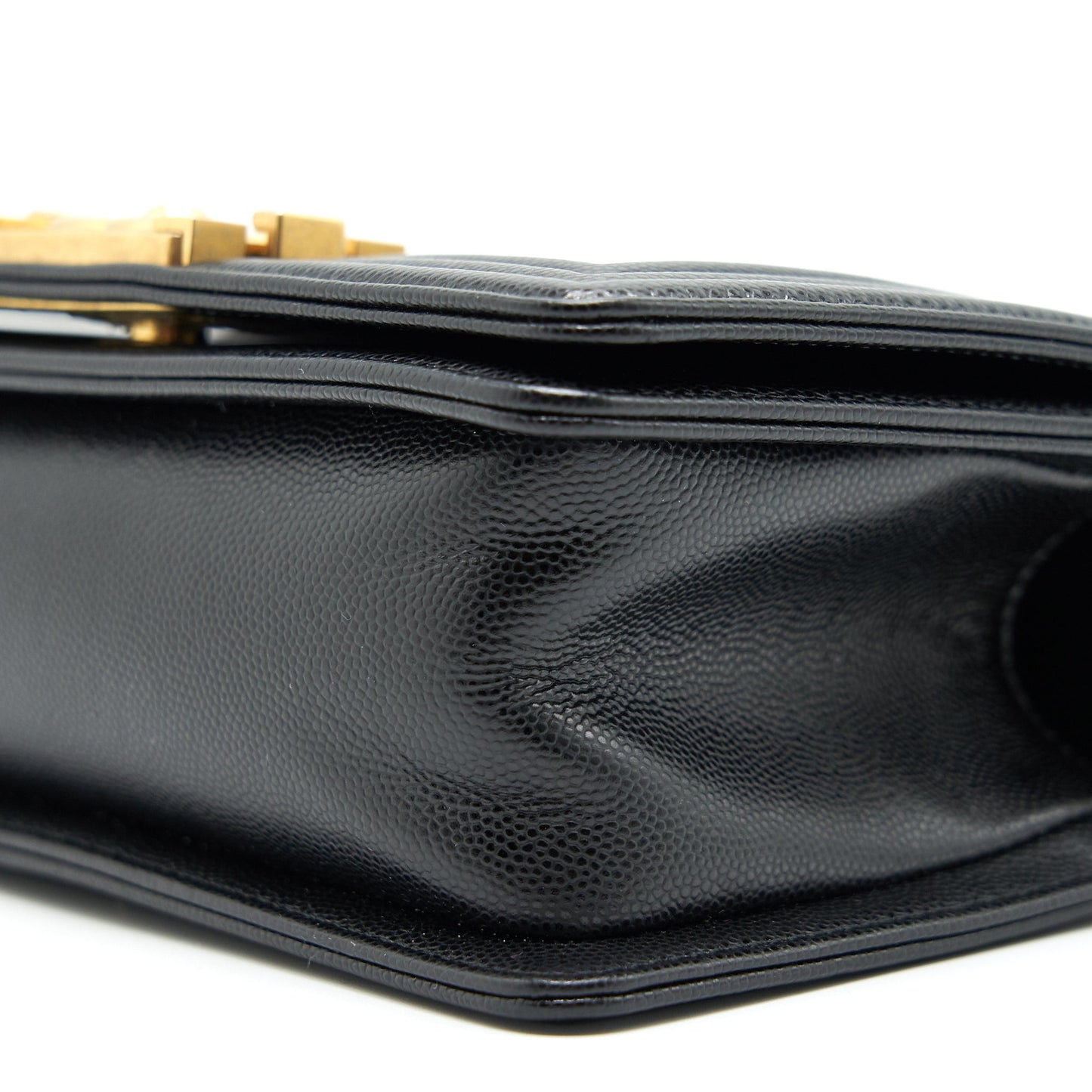 Chanel Small Boy Bag Caviar Black brushed  Year 2021 (microchip serial?