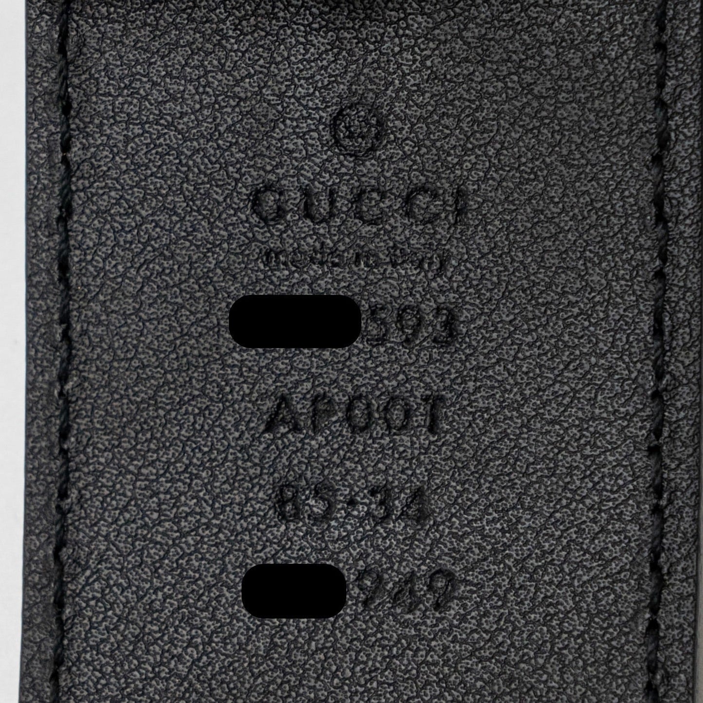 Gucci Size 85 4cm Wide GG Marmont Leather Belt