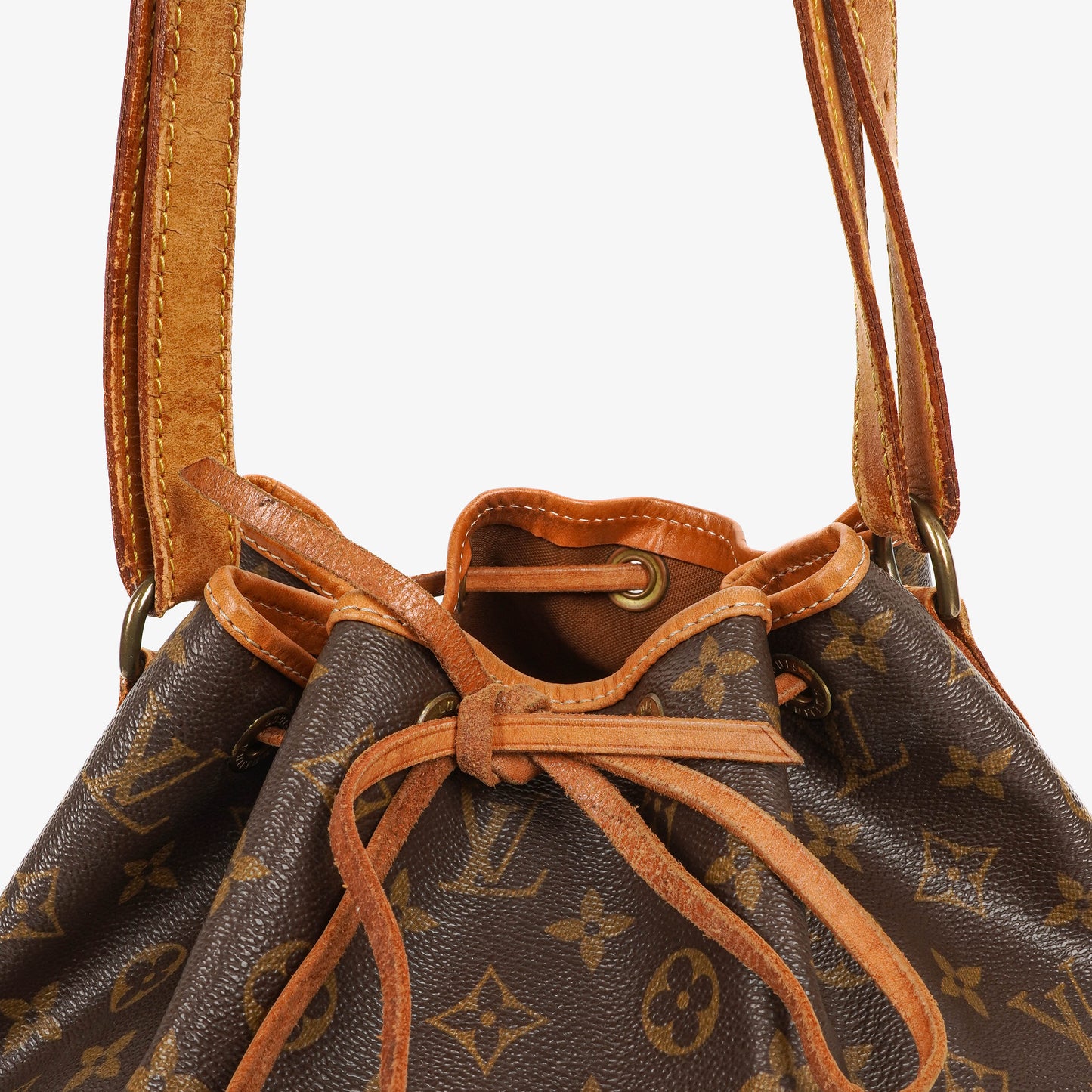 Louis Vuitton Petit Noe Monogram Canvas Shoulder Bag