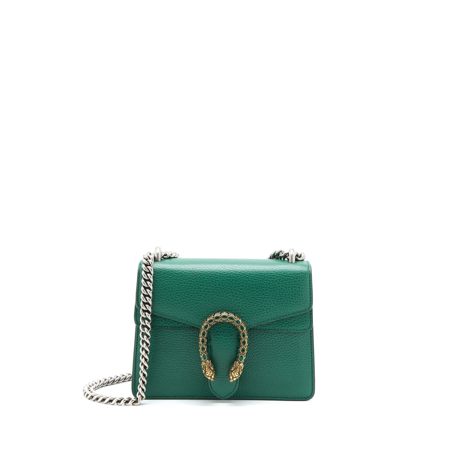 Gucci Dionysus GG Calfskin Green Ruthenium Hardware