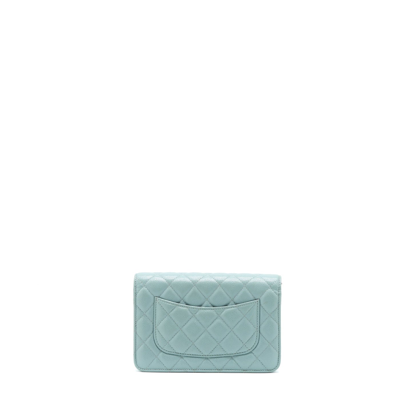 Chanel Wallet On Chain Caviar Light Blue