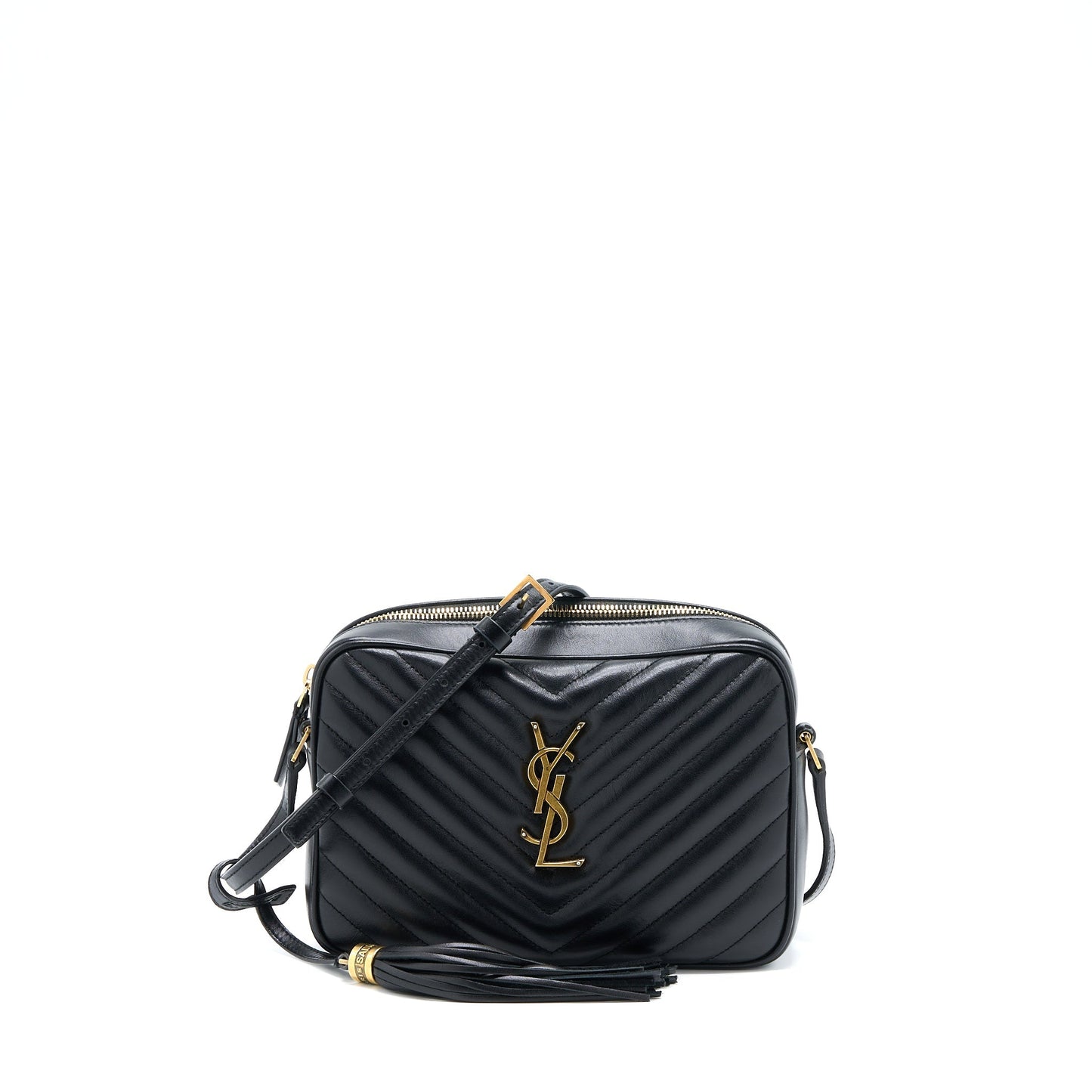 Saint Laurent/ Lou Camera Purse Calfskin Black