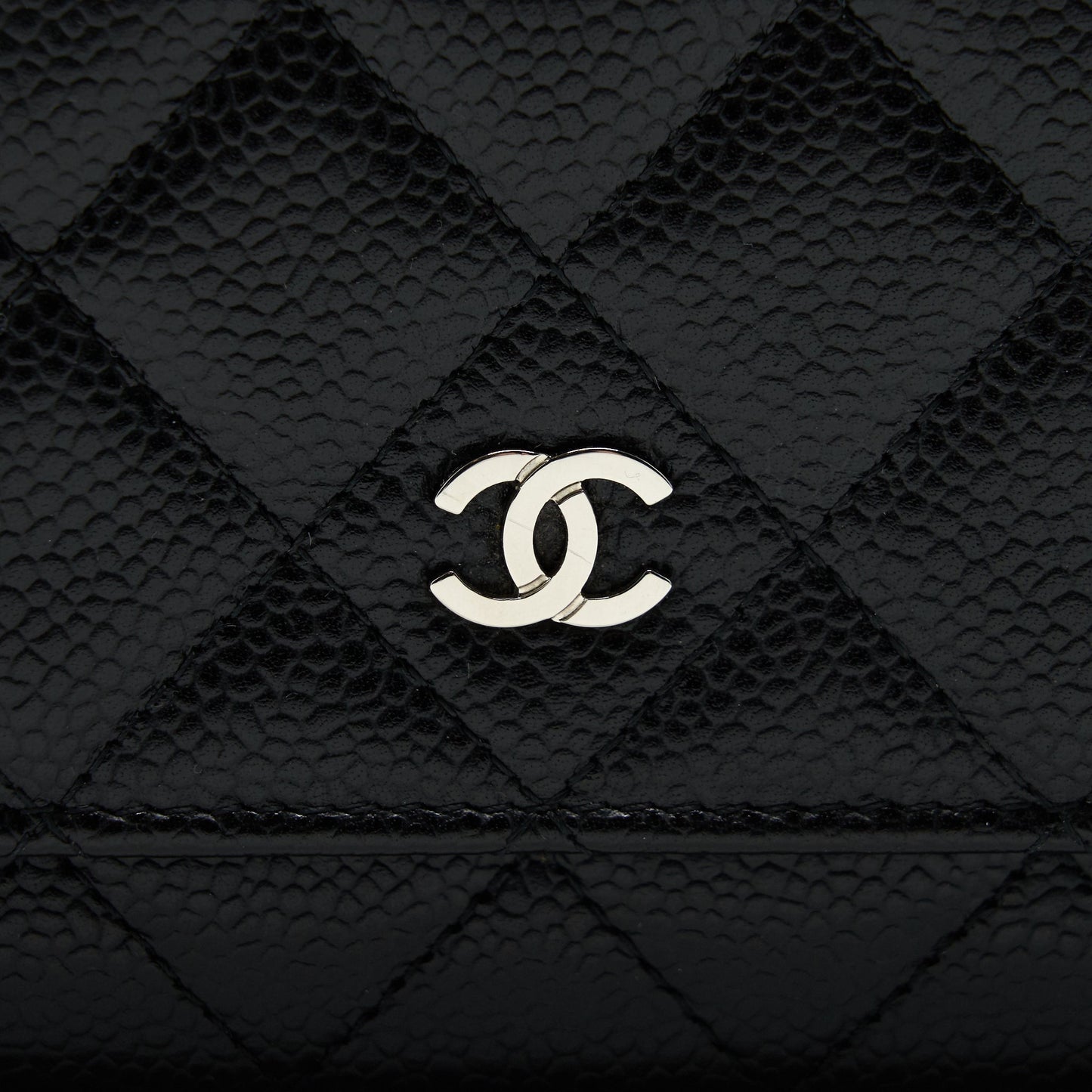 Chanel Wallet On Chain Caviar