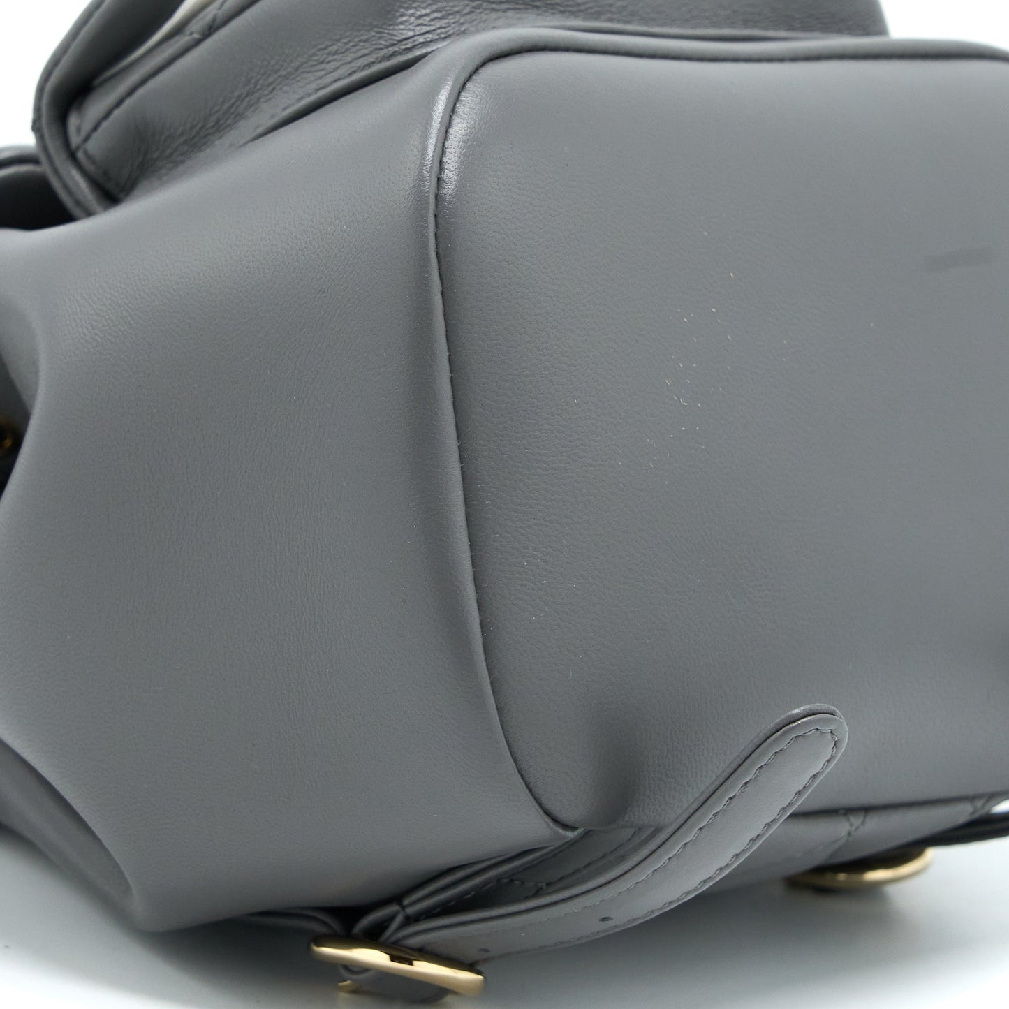 Chanel 22A Mimi Duma Backpack Lambskin Dark Grey L (Microchip)