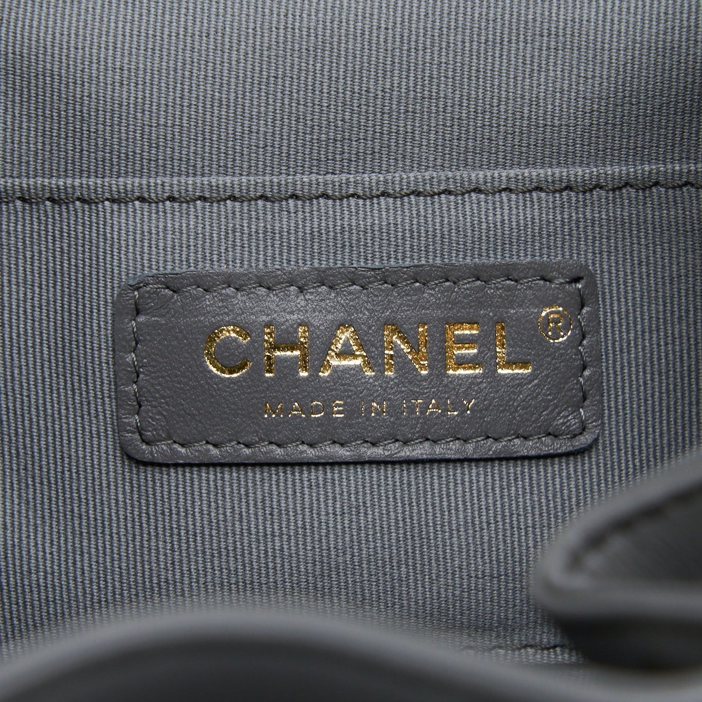 Chanel 22A Mimi Duma Backpack Lambskin Dark Grey L (Microchip)