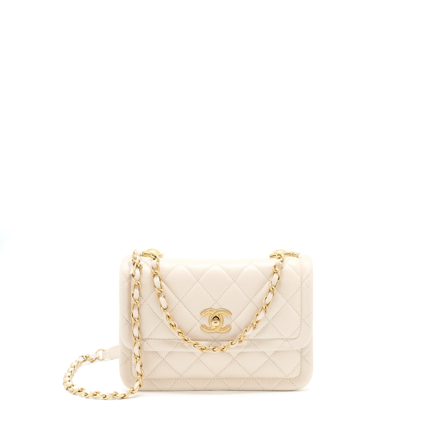 Chanel Seasonal Flap Bag Beige L